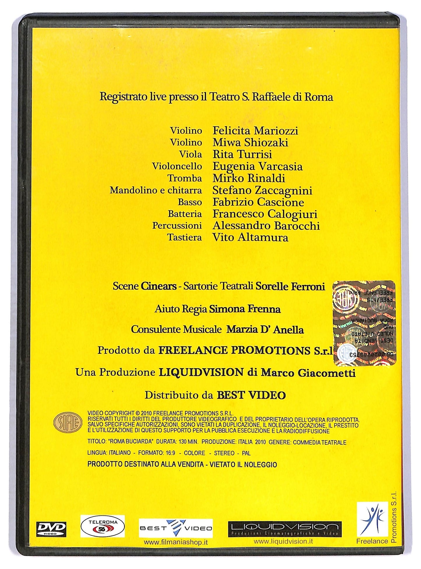 EBOND Roma buciarda EDITORIALE DVD D756624