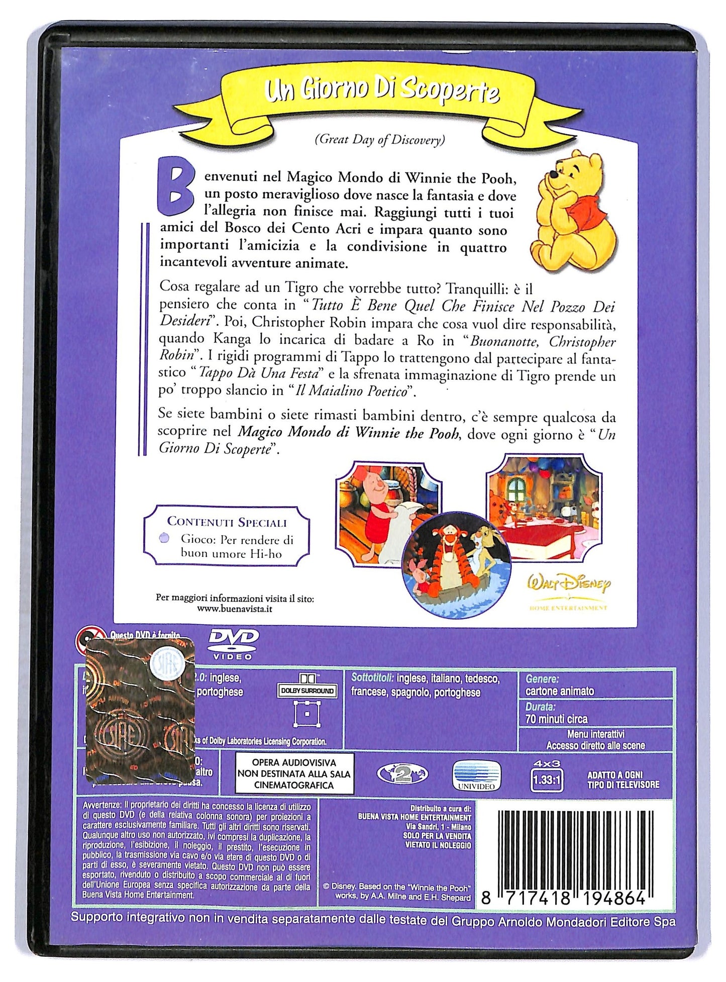 EBOND Il magico mondo di winnie the pooh - un giorno di scoperte DVD D756646