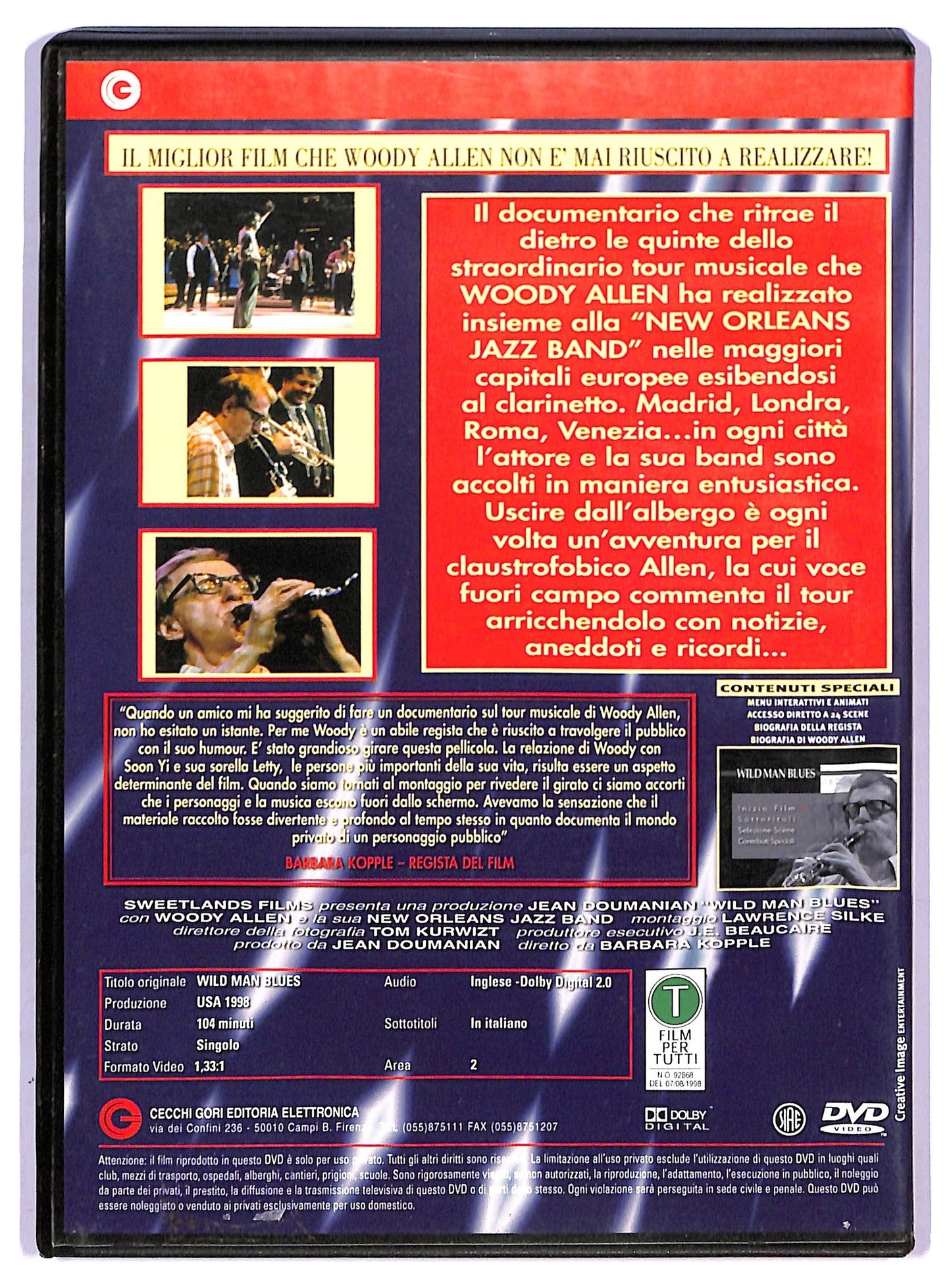 EBOND Wild Man Blues EDITORIALE DVD D756946