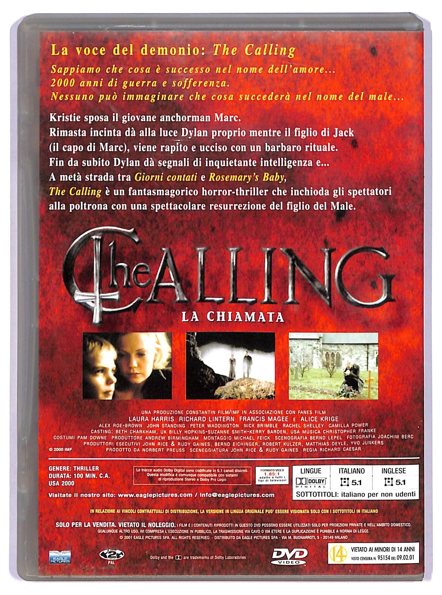 EBOND The Calling La Chiamata  DVD D757047