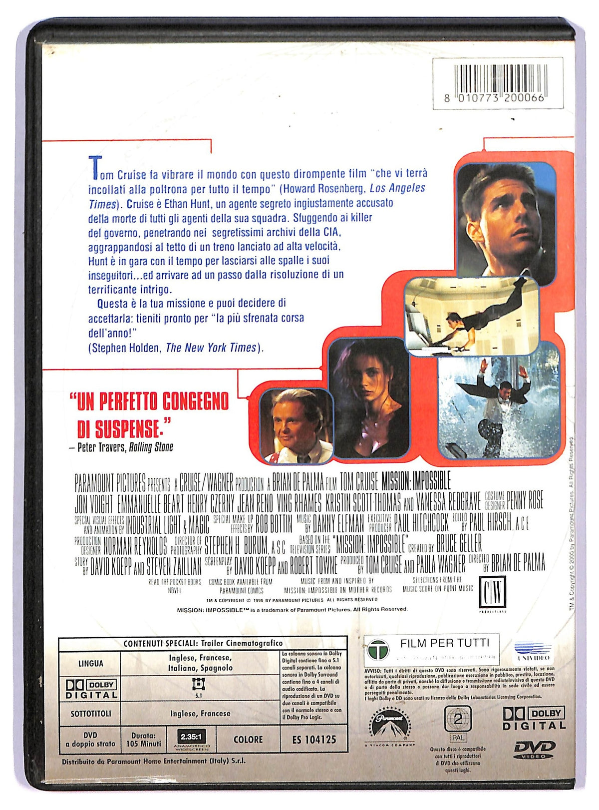 EBOND Mission: Impossible DVD D757059