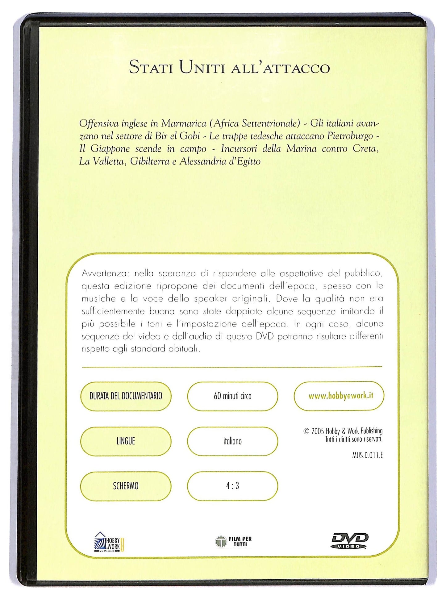 EBOND Stati Uniti all'attacco DVD D757608