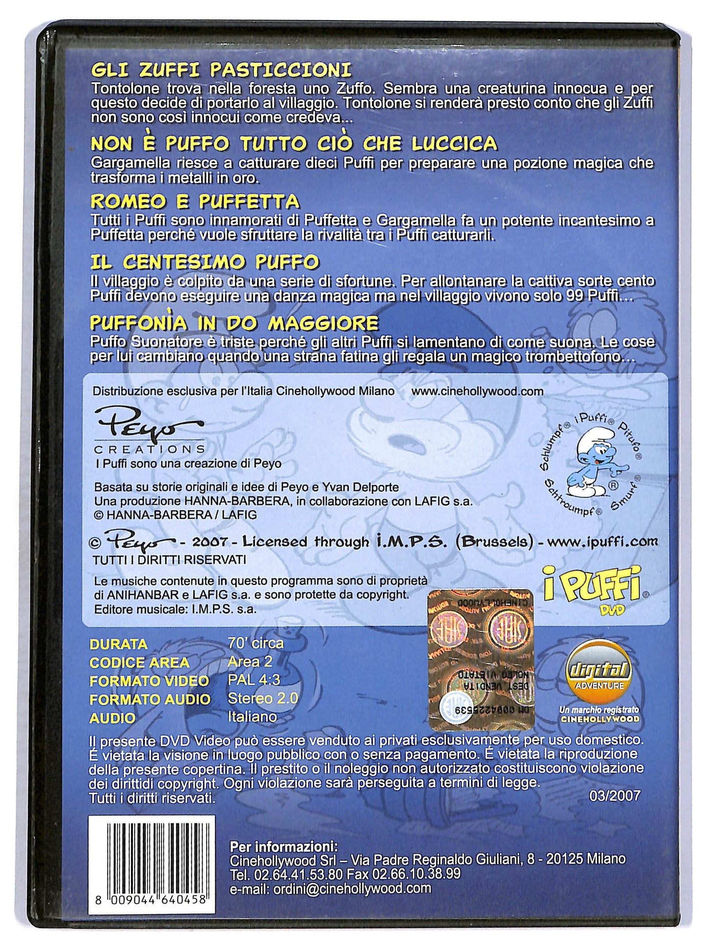 EBOND I Puffi - Romeo e Puffetta e altre grandi avventure DVD D757757