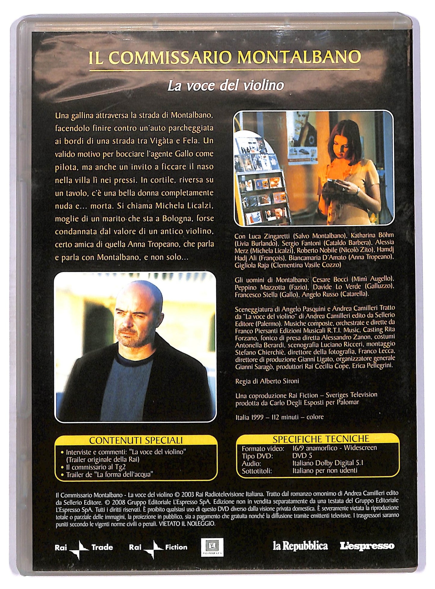 EBOND Il commissario Montalbano - La voce del violino EDITORIALE DVD D757942