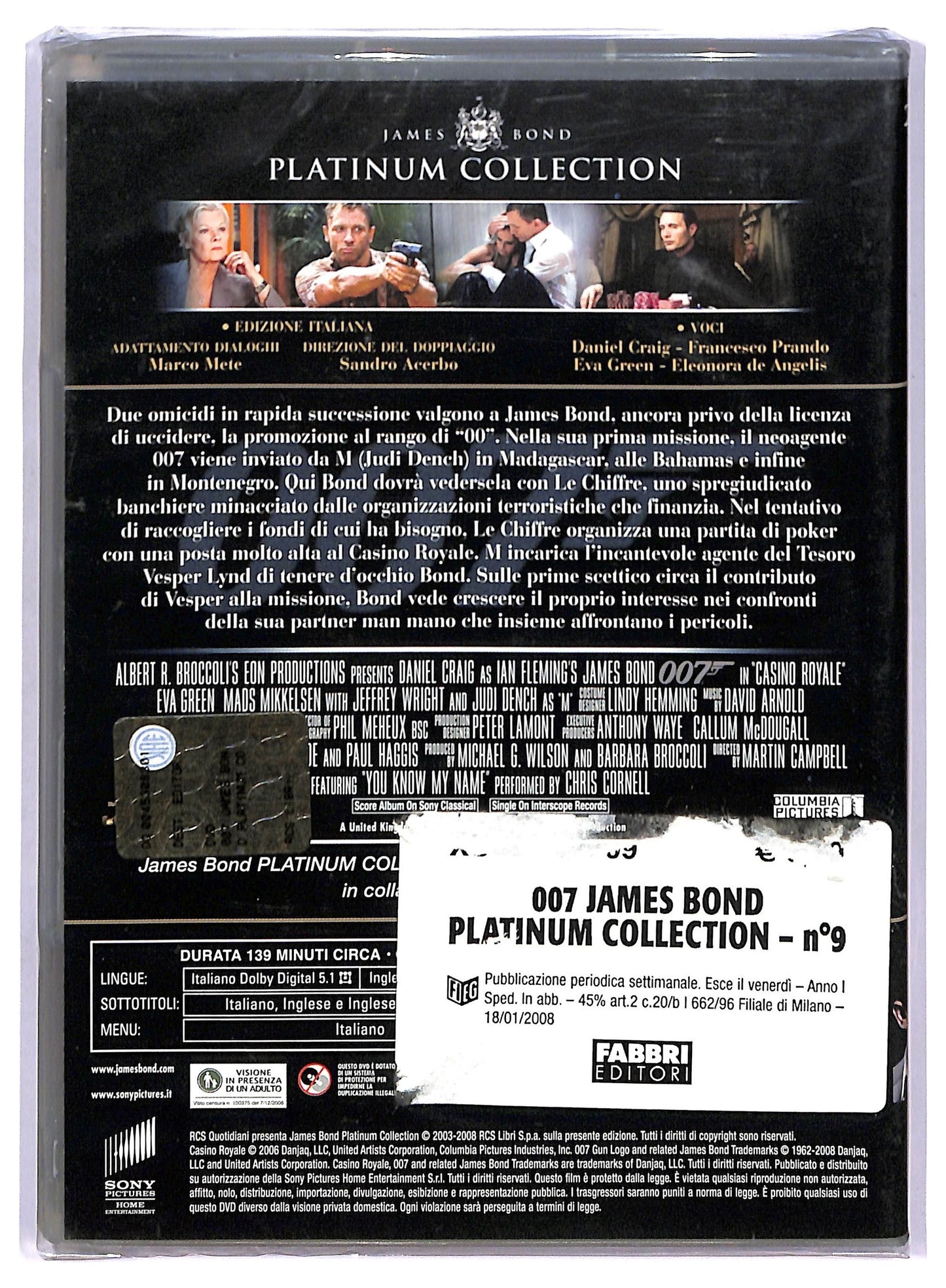 EBOND Platinum Collection - 007 Casino Royale EDITORIALE DVD D758103