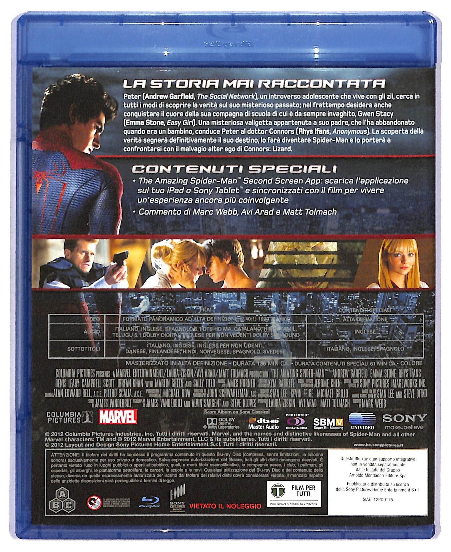 EBOND The Amazing Spider-Man EDITORIALE BLURAY BLURAY D758134