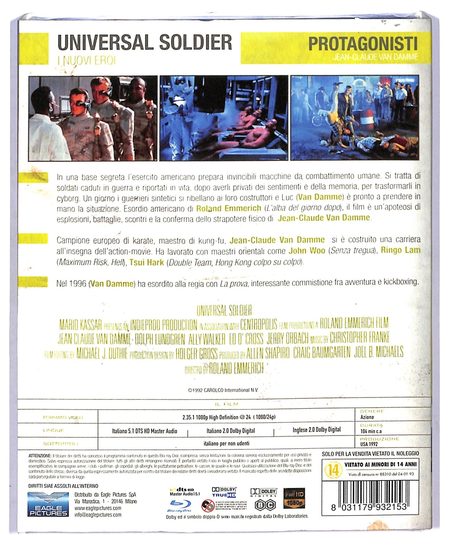 EBOND Universal soldier - I nuovi eroi BLURAY  BLURAY BLURAY D758310