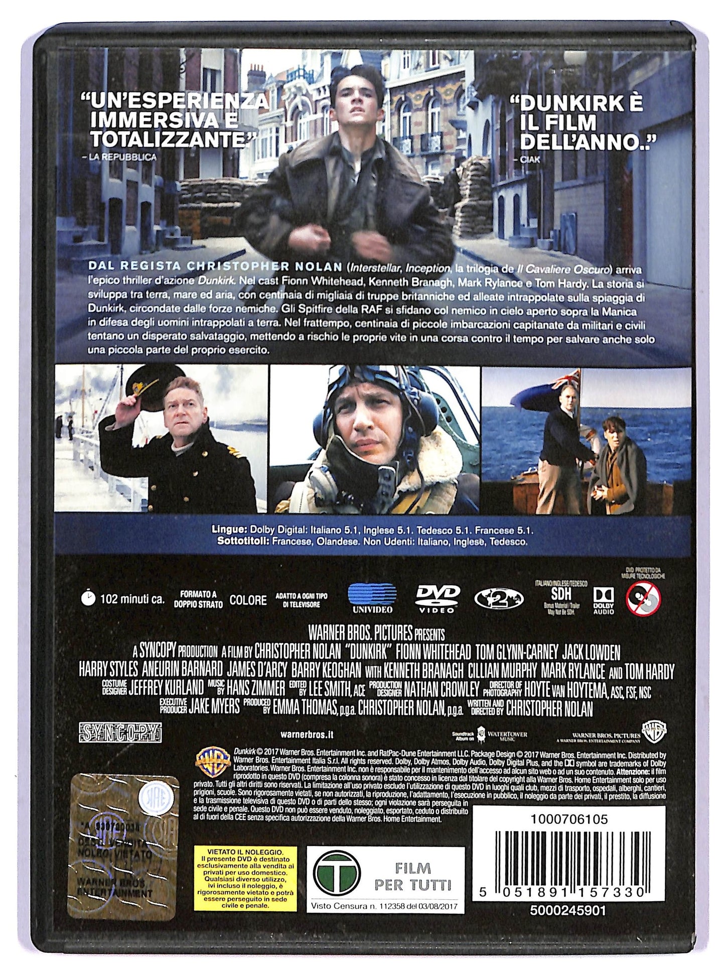 EBOND dunkirk DVD D758512