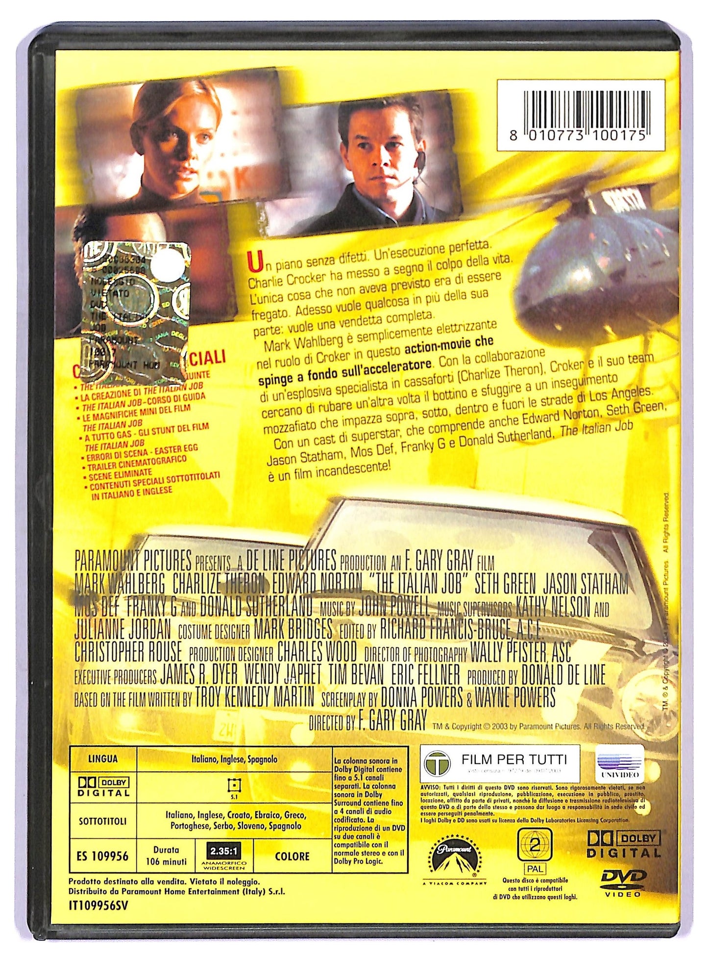 EBOND The Italian Job  DVD D758545