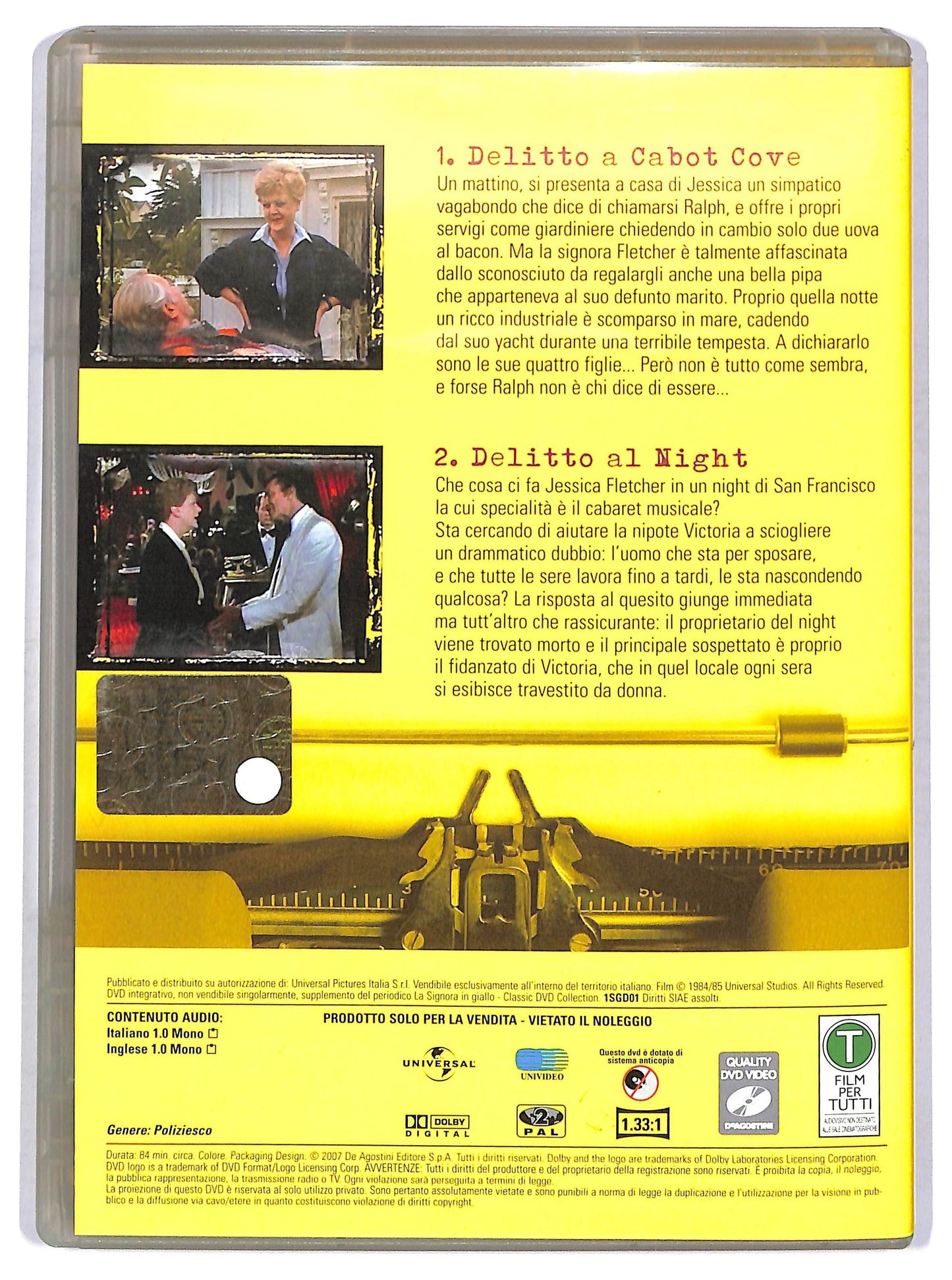 EBOND La signora in giallo stagione 1 episodi 1 - 2 EDITORIALE DVD D758618