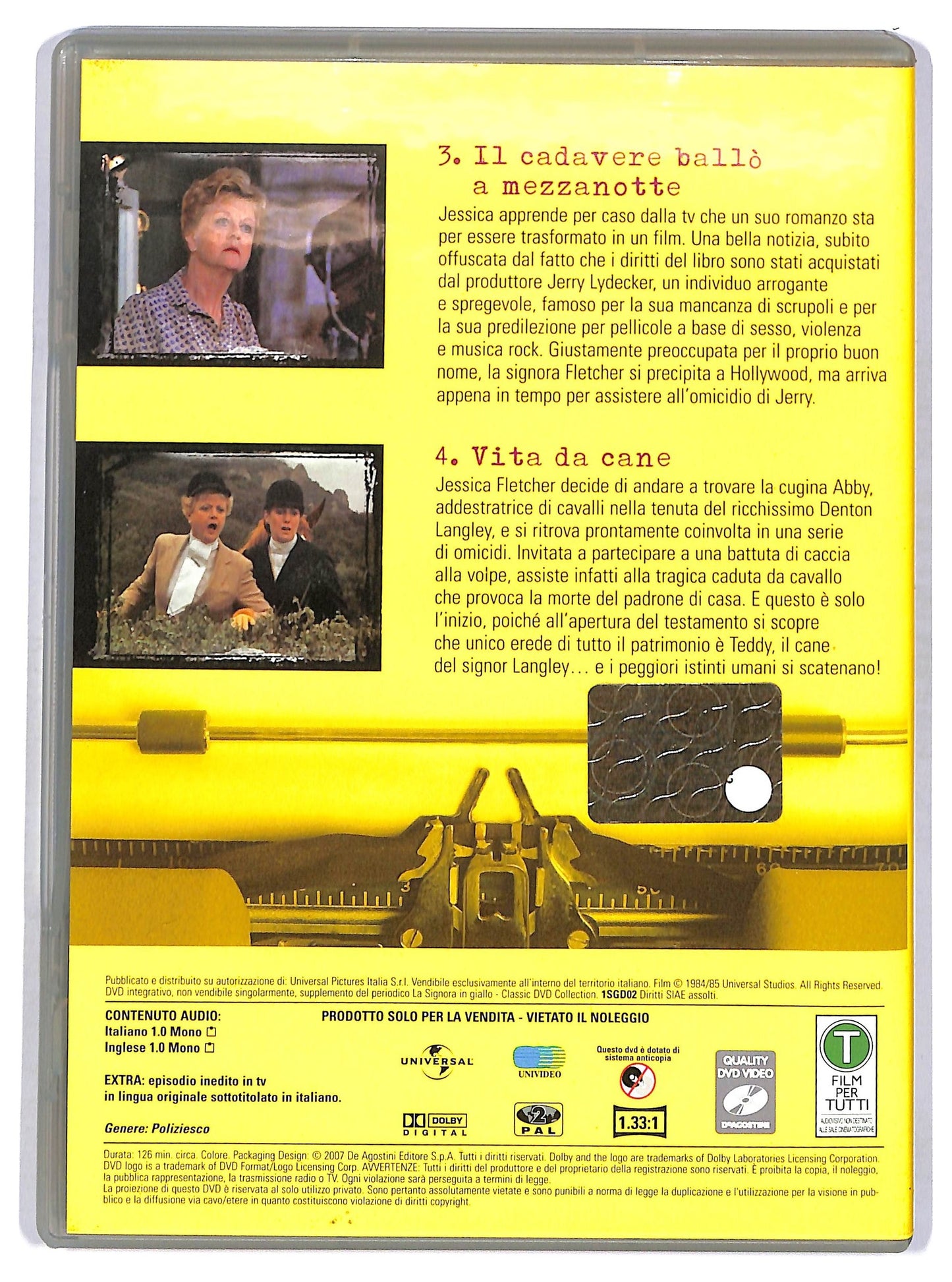 EBOND La signora in giallo stagione 1 episodi 3 - 4 EDITORIALE DVD D758619