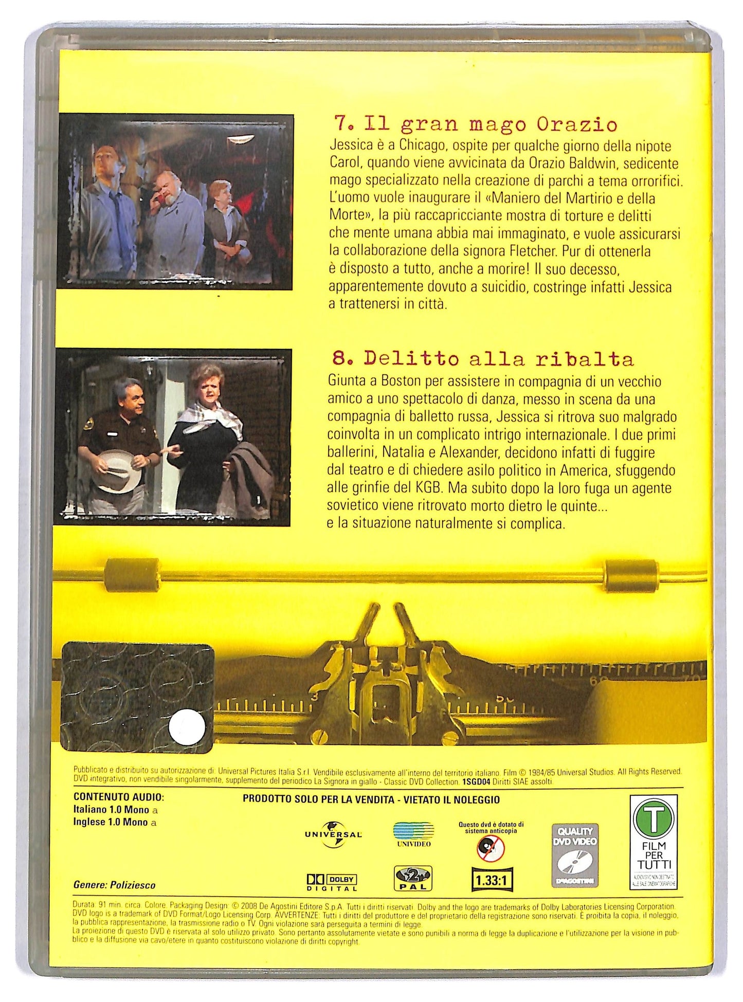 EBOND La signora in giallo stagione 1 episodi 7 - 8 DVD EDITORIALE D758621