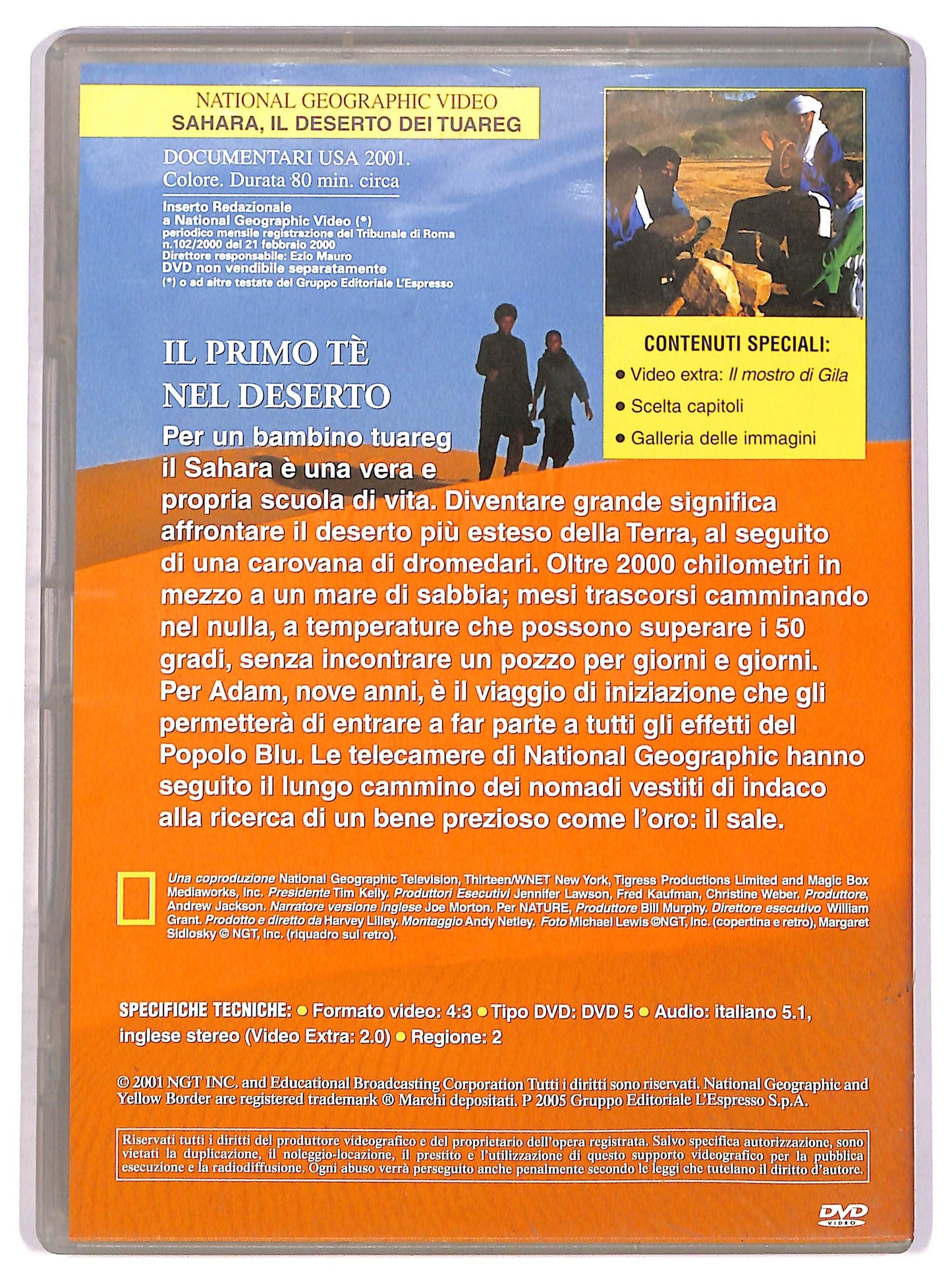 EBOND Sahara: Il Deserto Dei Tuareg -  National Geographic Vol.30 DVD D758825