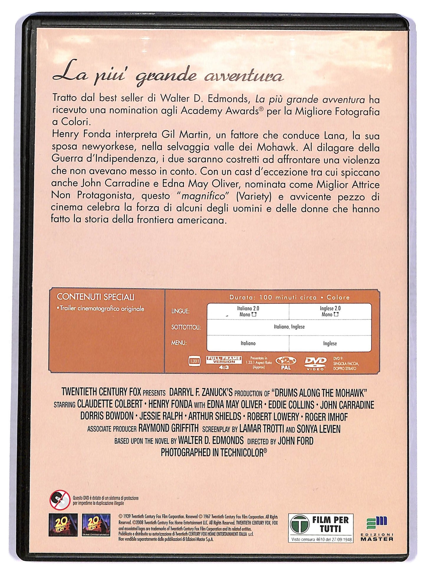EBOND La piu grande avventura  EDITORIALE DVD D759063