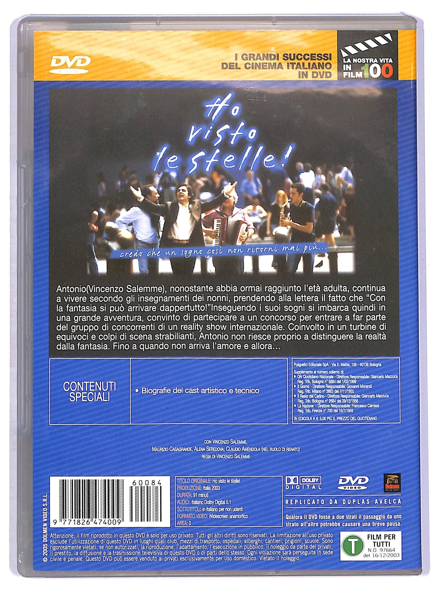 EBOND Cinema italiano - Ho visto le stelle! vol.84 EDITORIALE DVD D759118