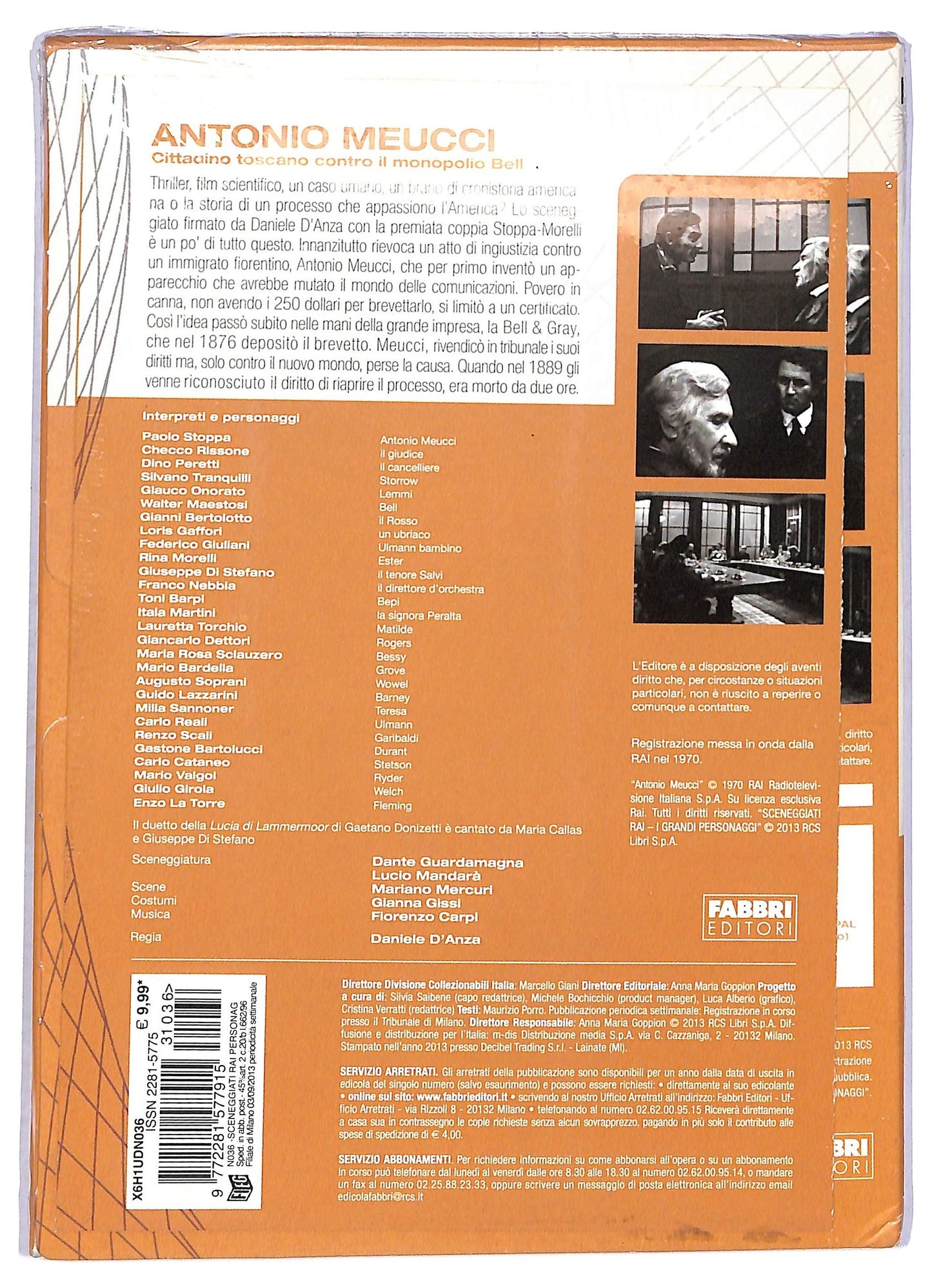 EBOND Sceneggiati Rai Antonio Meucci Puntate da 1 a 3 EDITORIALE DVD D759129