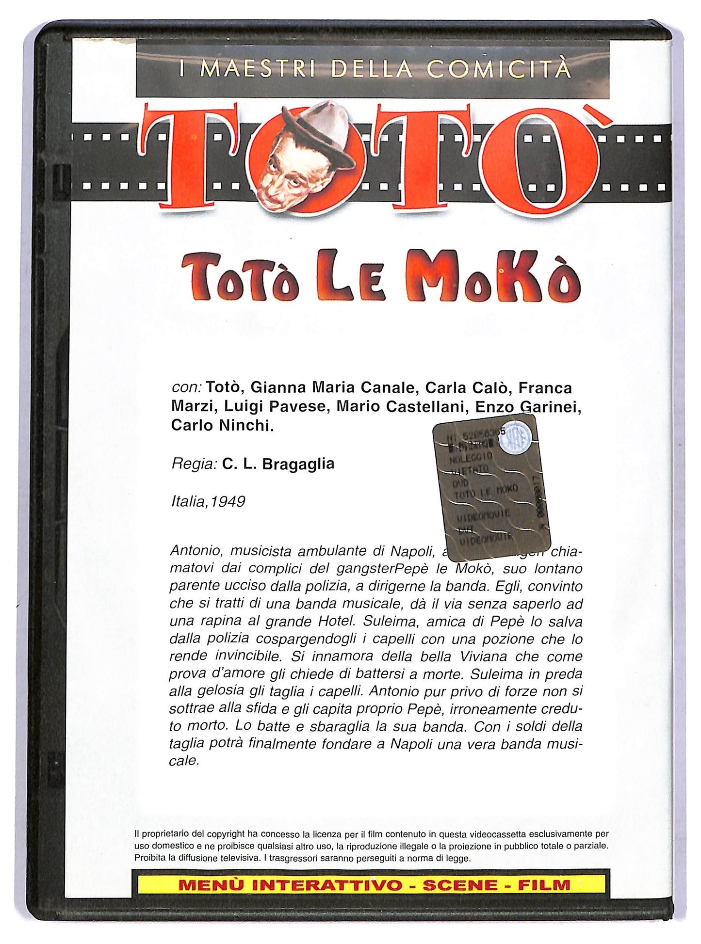 EBOND Toto le moko EDITORIALE DVD D759166