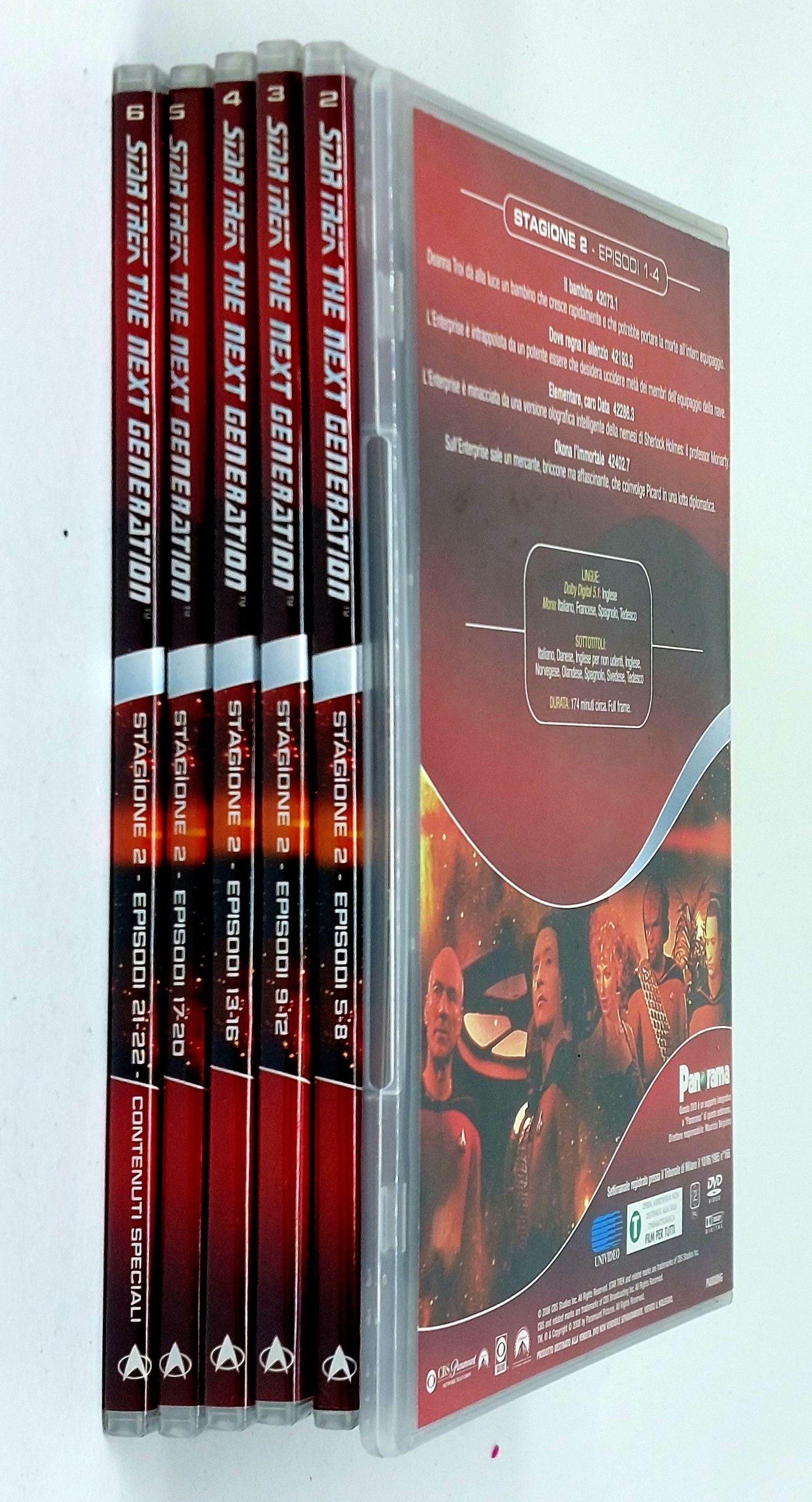 EBOND Star Trek The Next Generation Stagione 2 - 6 dvd Collezione DVD D759304