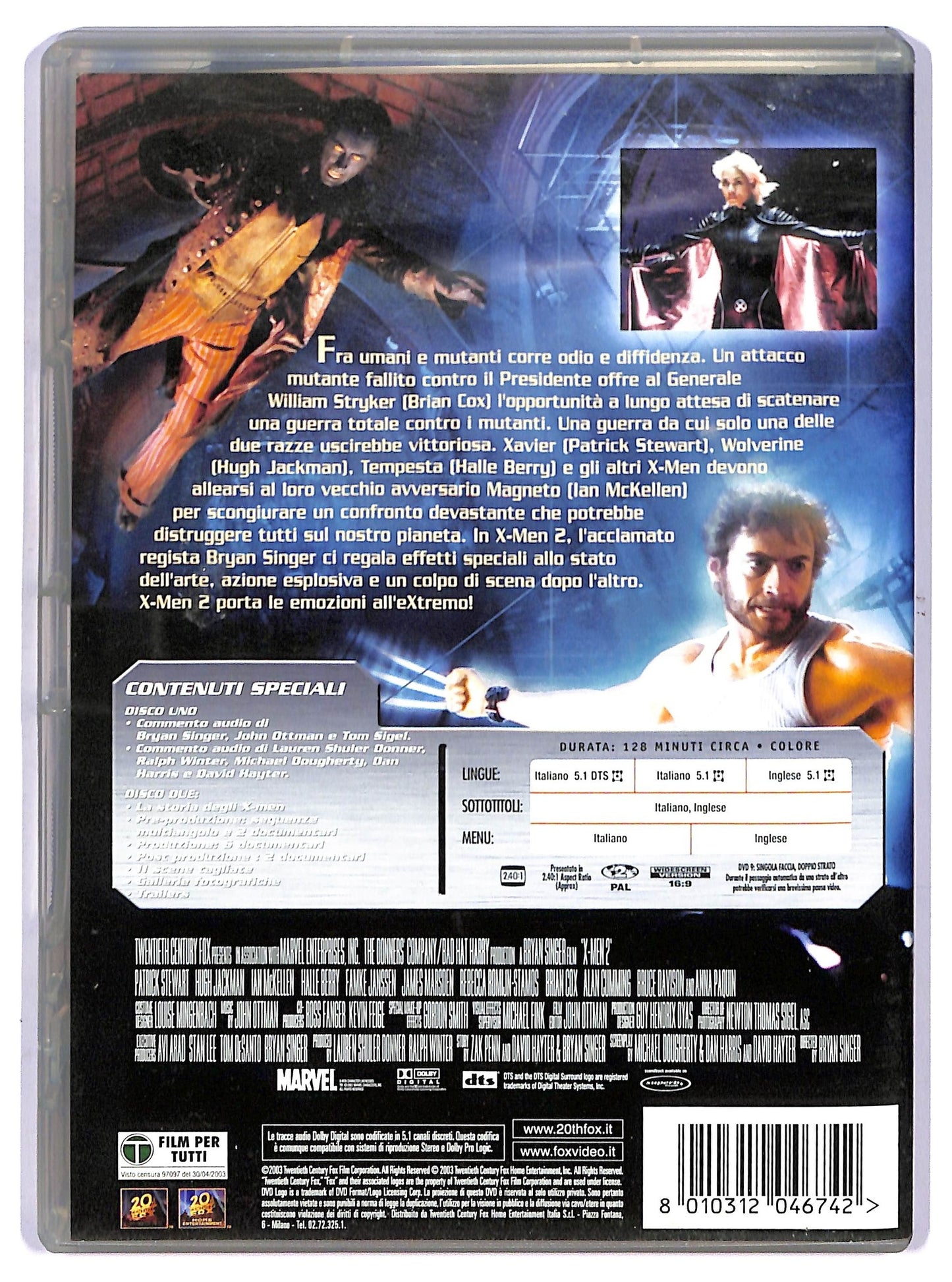 EBOND X-Men 2  EDIZIONE SPECIALE 2 dischi DVD D759665