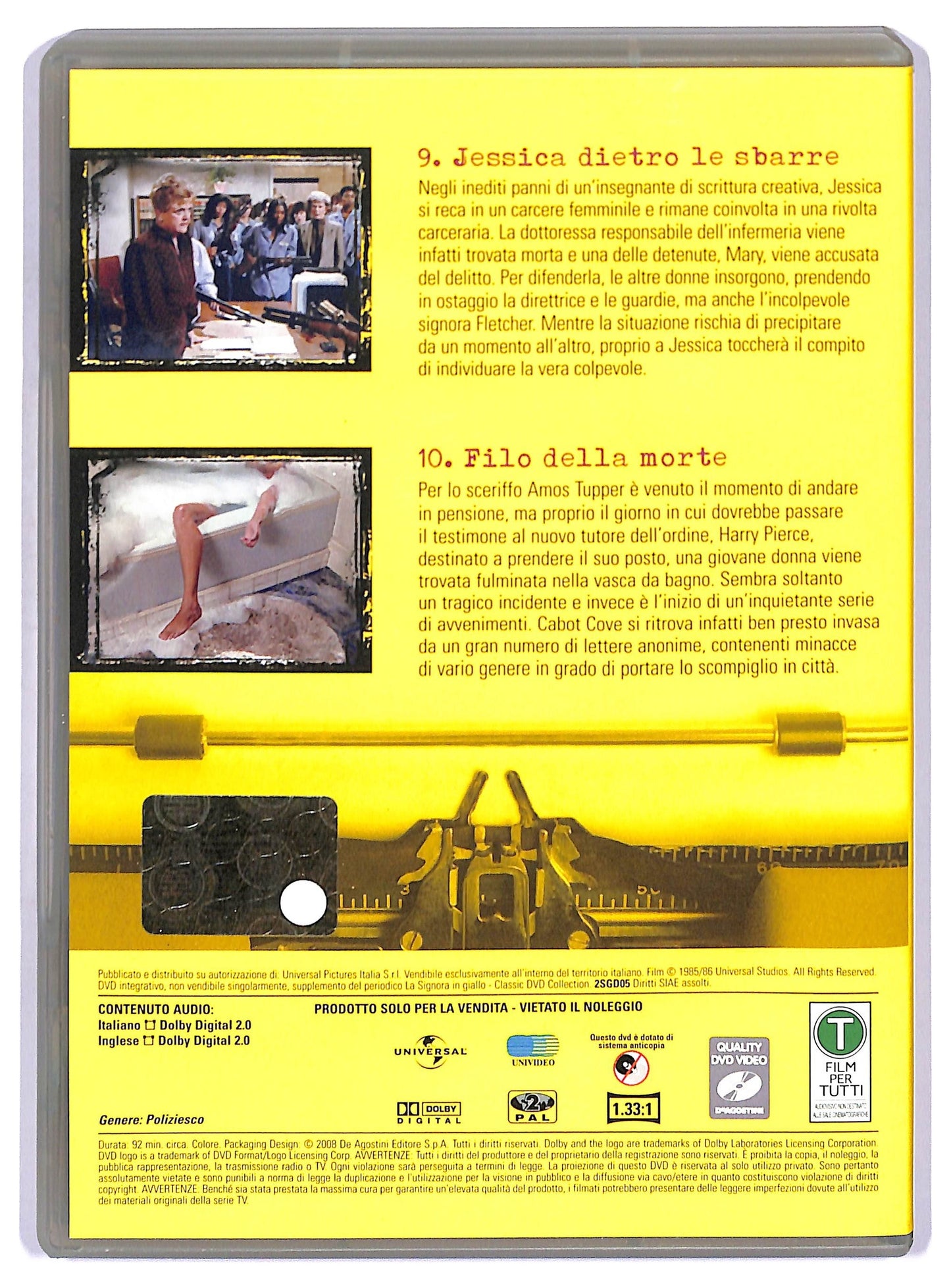 EBOND La signora in giallo stagione 2 episodi 9 - 10 EDITORIALE DVD D759704