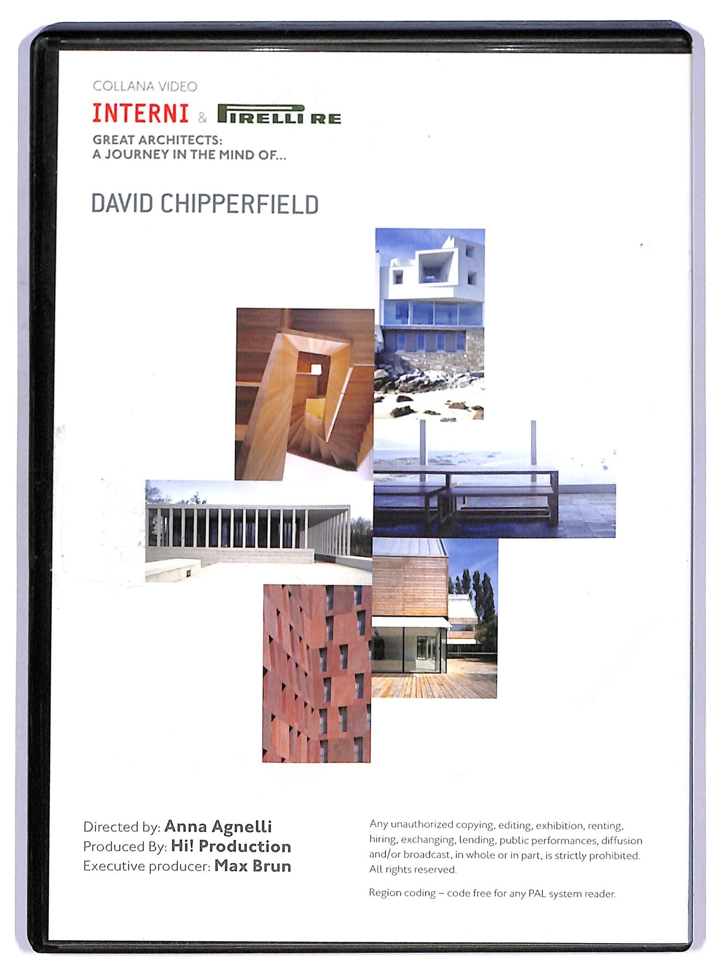 EBOND David chipperfield great architects a journey in the mind of EDITORIALE DVD D759745