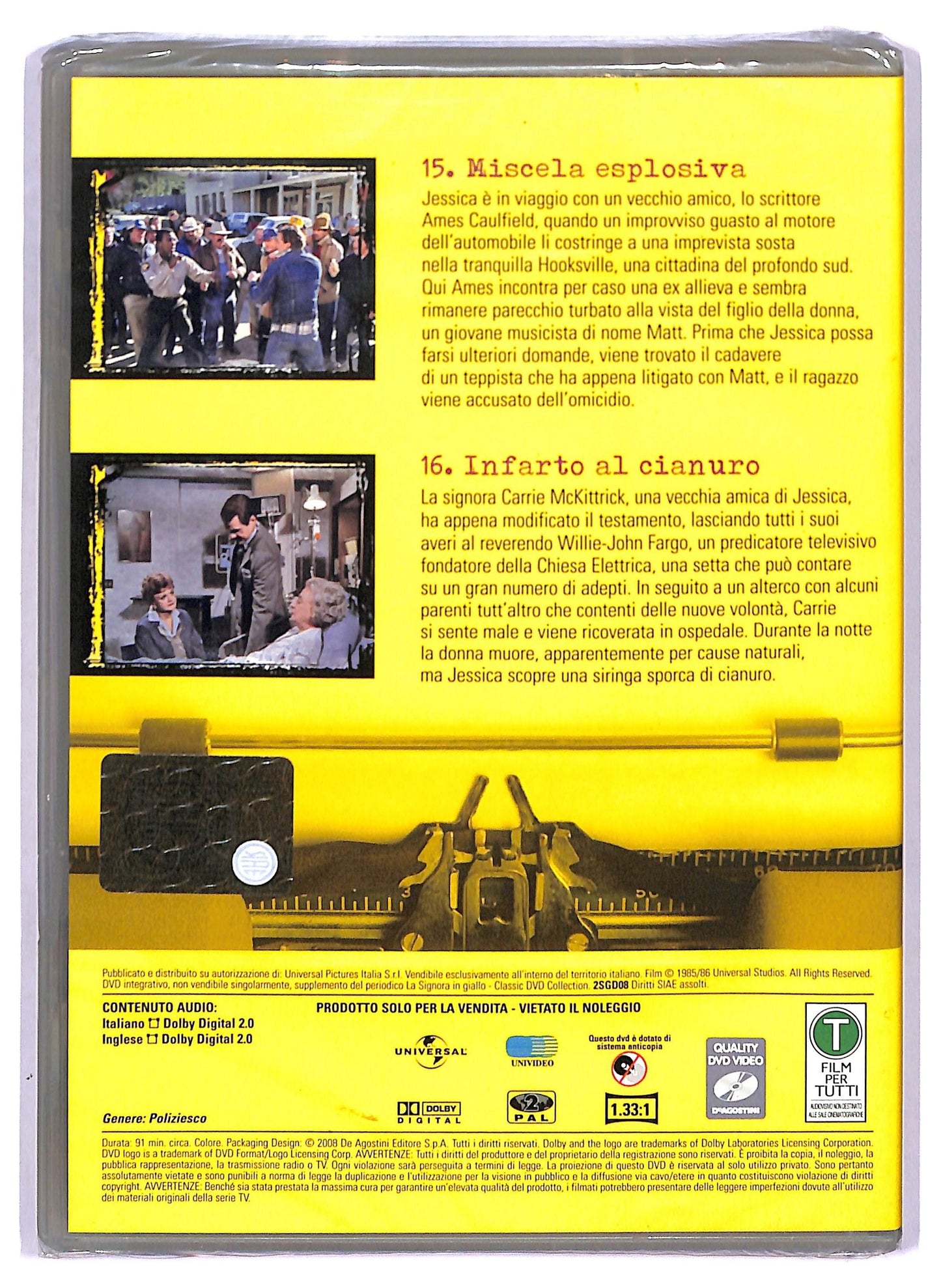 EBOND La signora in giallo stagione 2 episodi 15 - 16 EDITORIALE DVD D759814