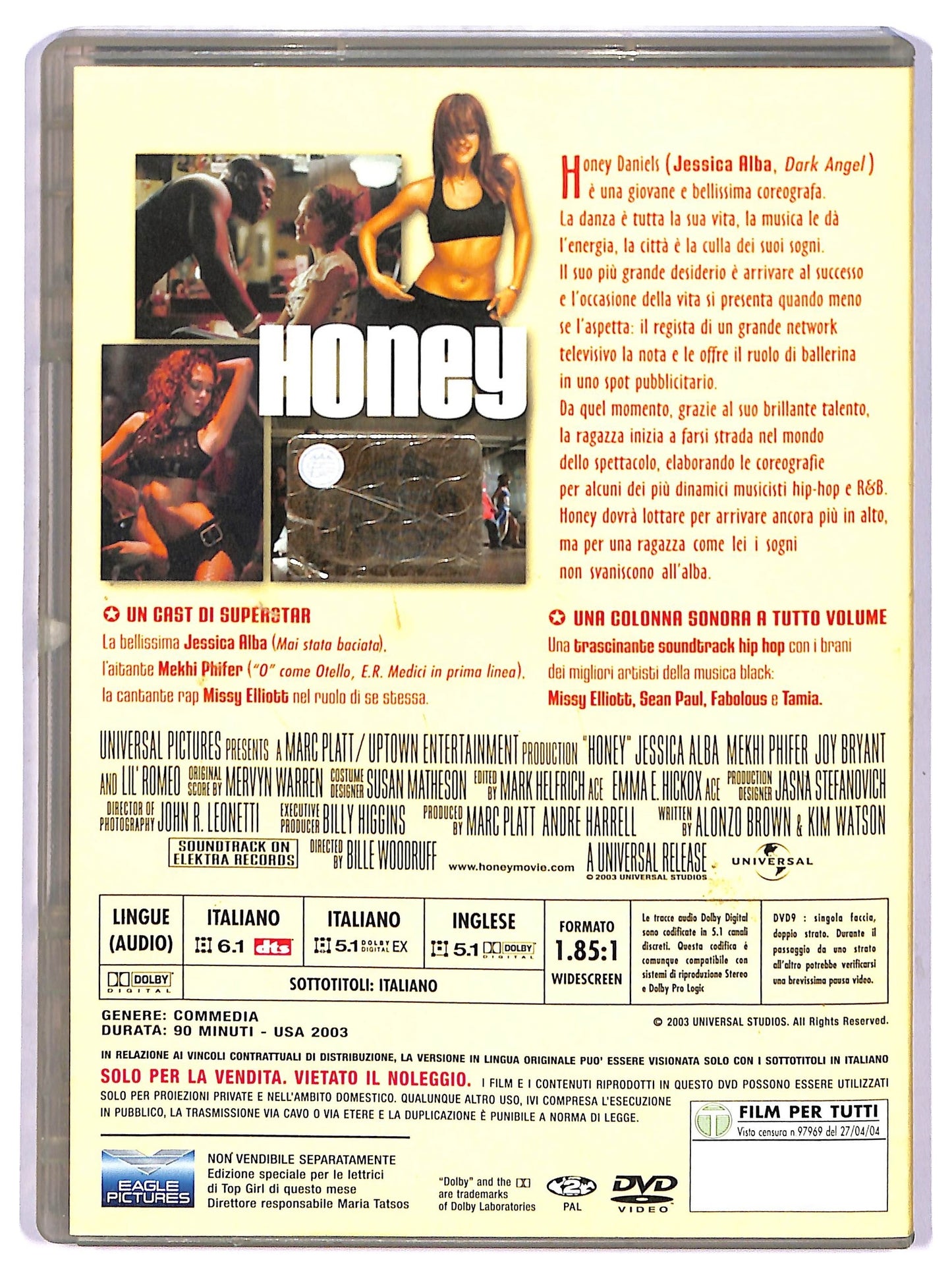 EBOND Honey EDITORIALE DVD D759948