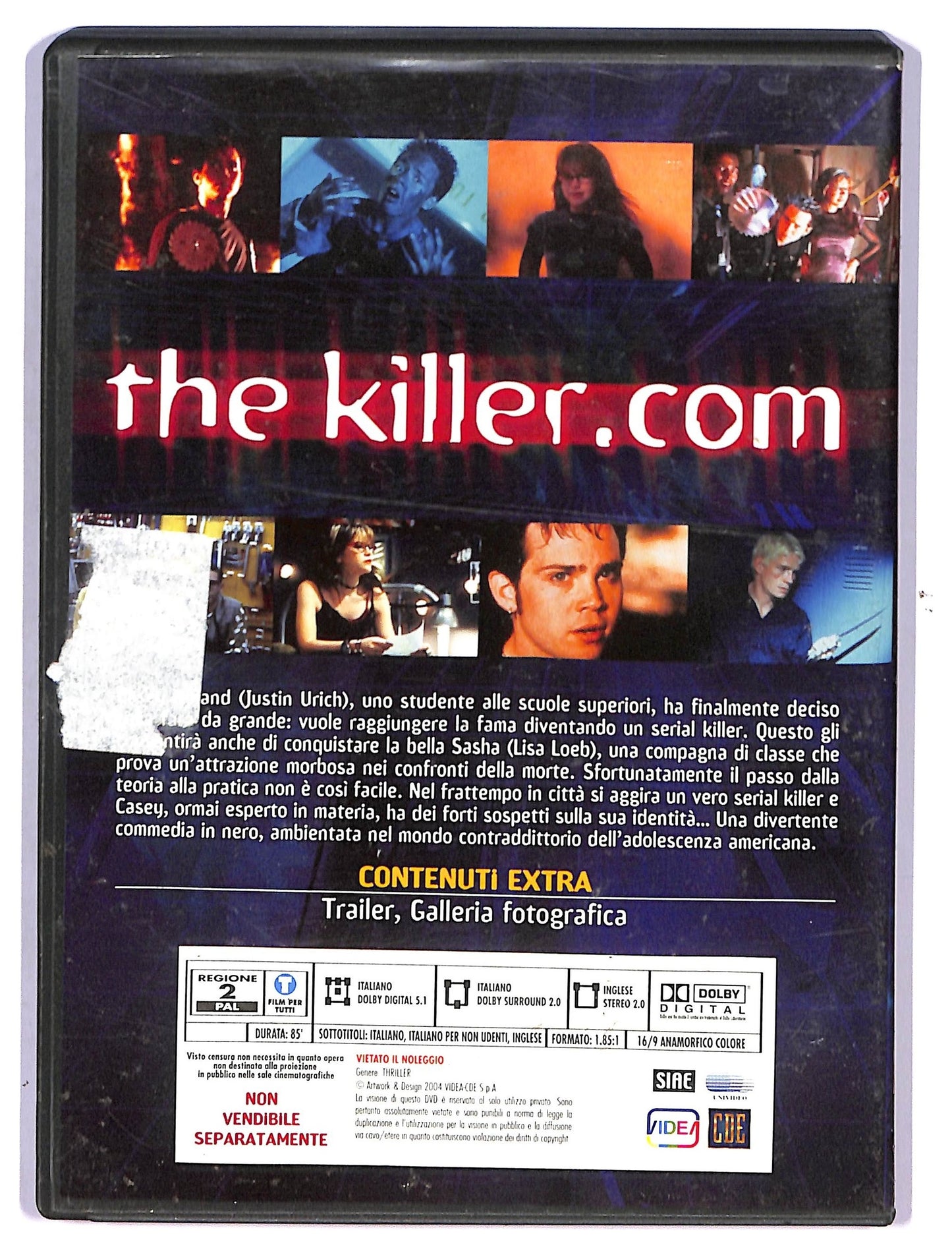 EBOND The killer.com EDITORIALE DVD D759961