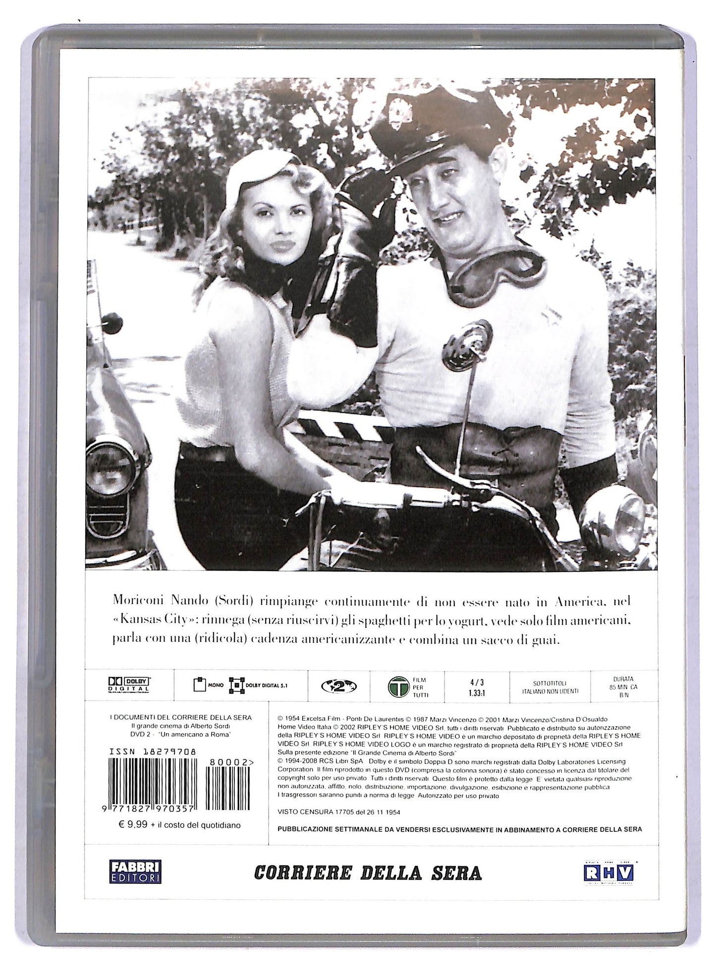 EBOND Alberto Sordi Vol.2 - Un americano a Roma EDITORIALE DVD D760018
