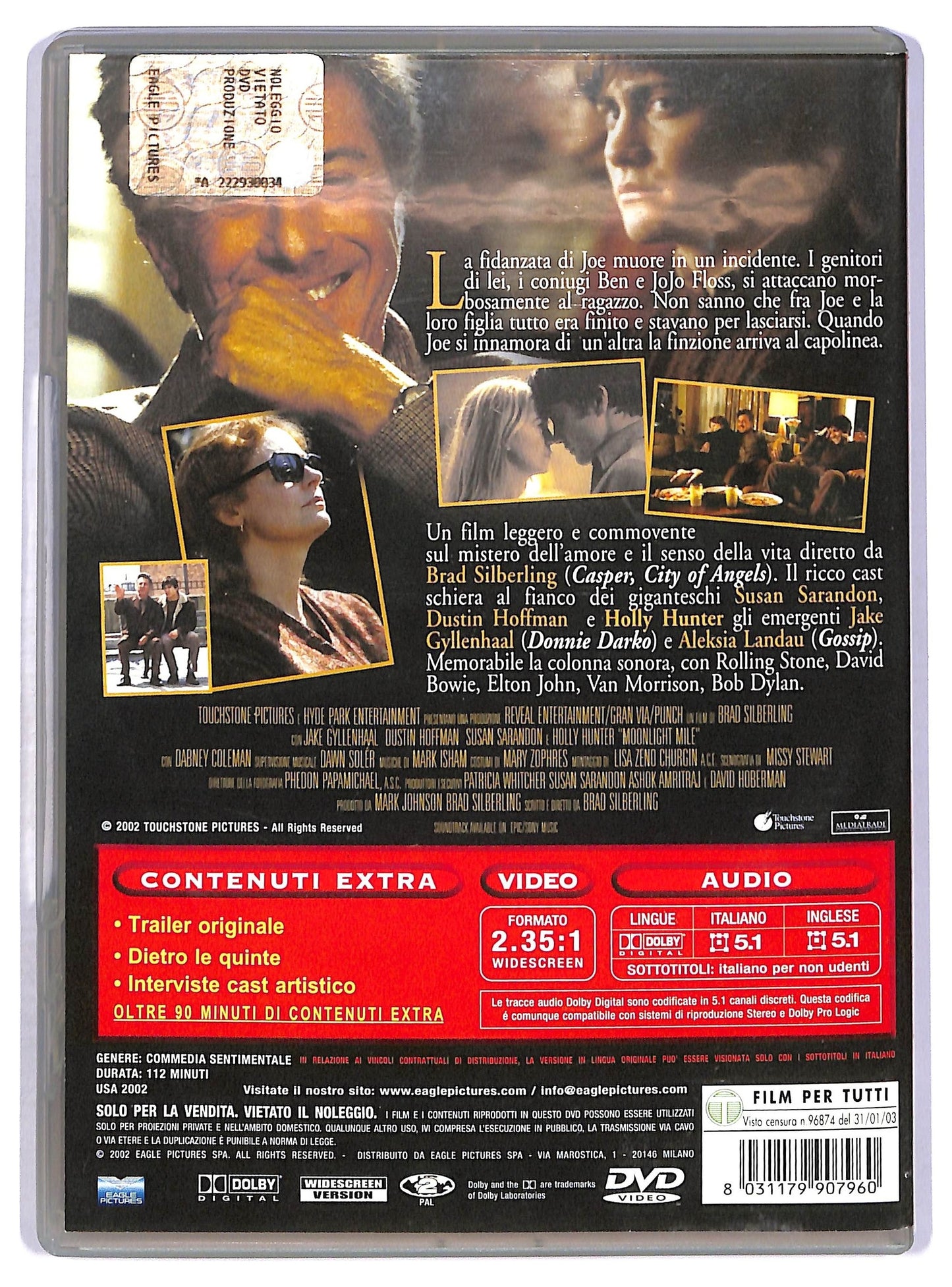 EBOND Moonlight Mile - voglia di ricominciare DVD D760039