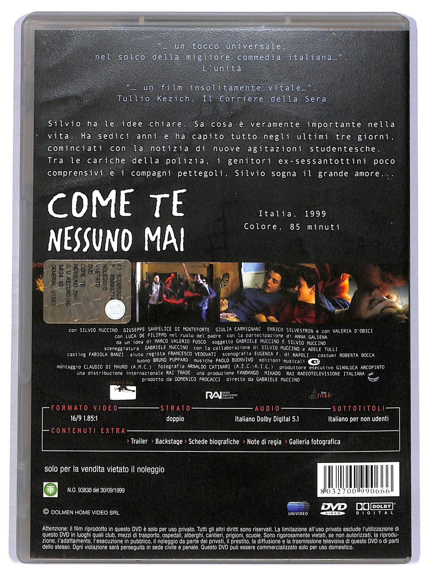 EBOND Come te nessuno mai EDITORIALE DVD D760106