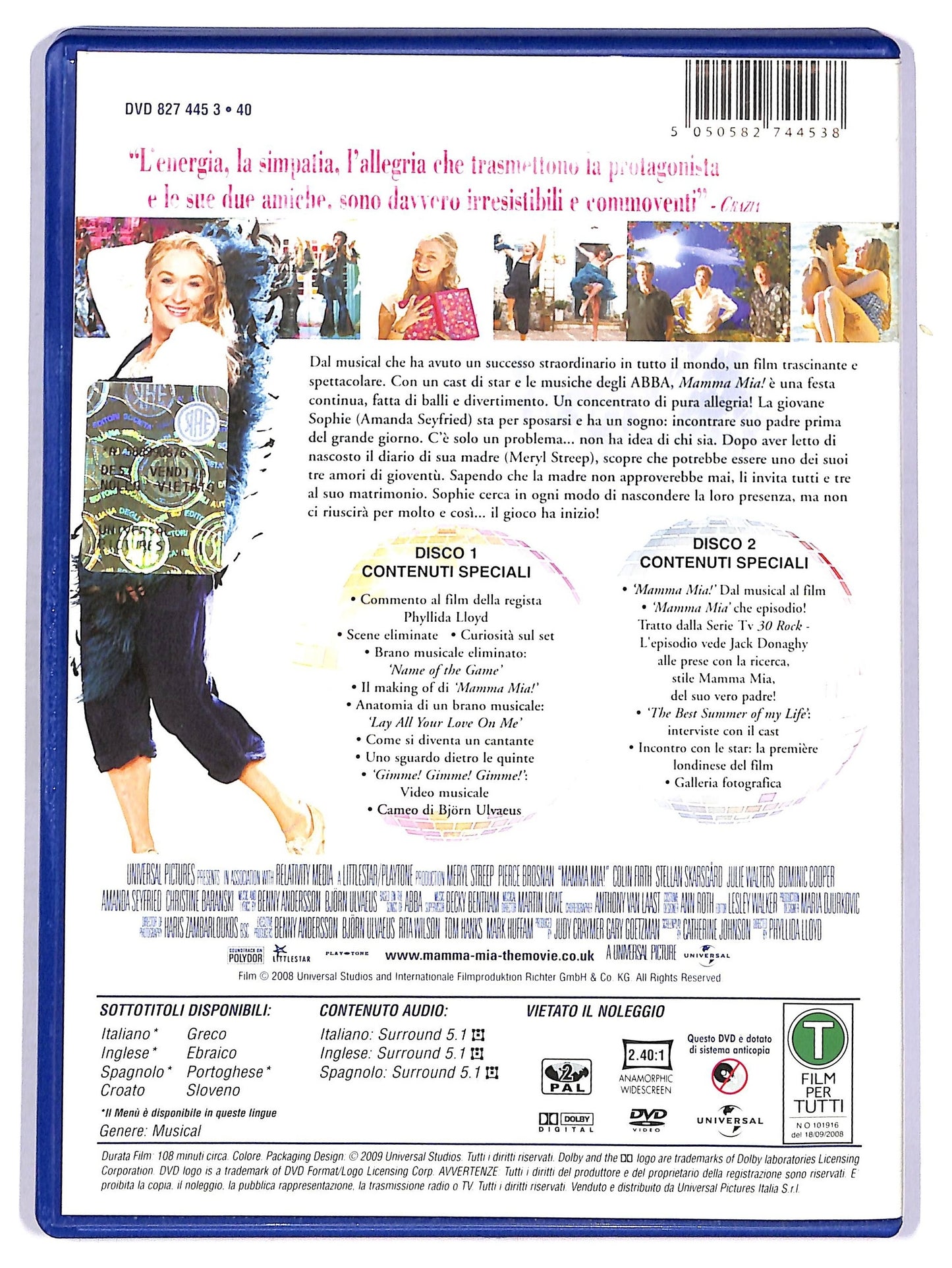 EBOND Mamma mia! PARTY EDITION 2 DISCHI DVD D760138