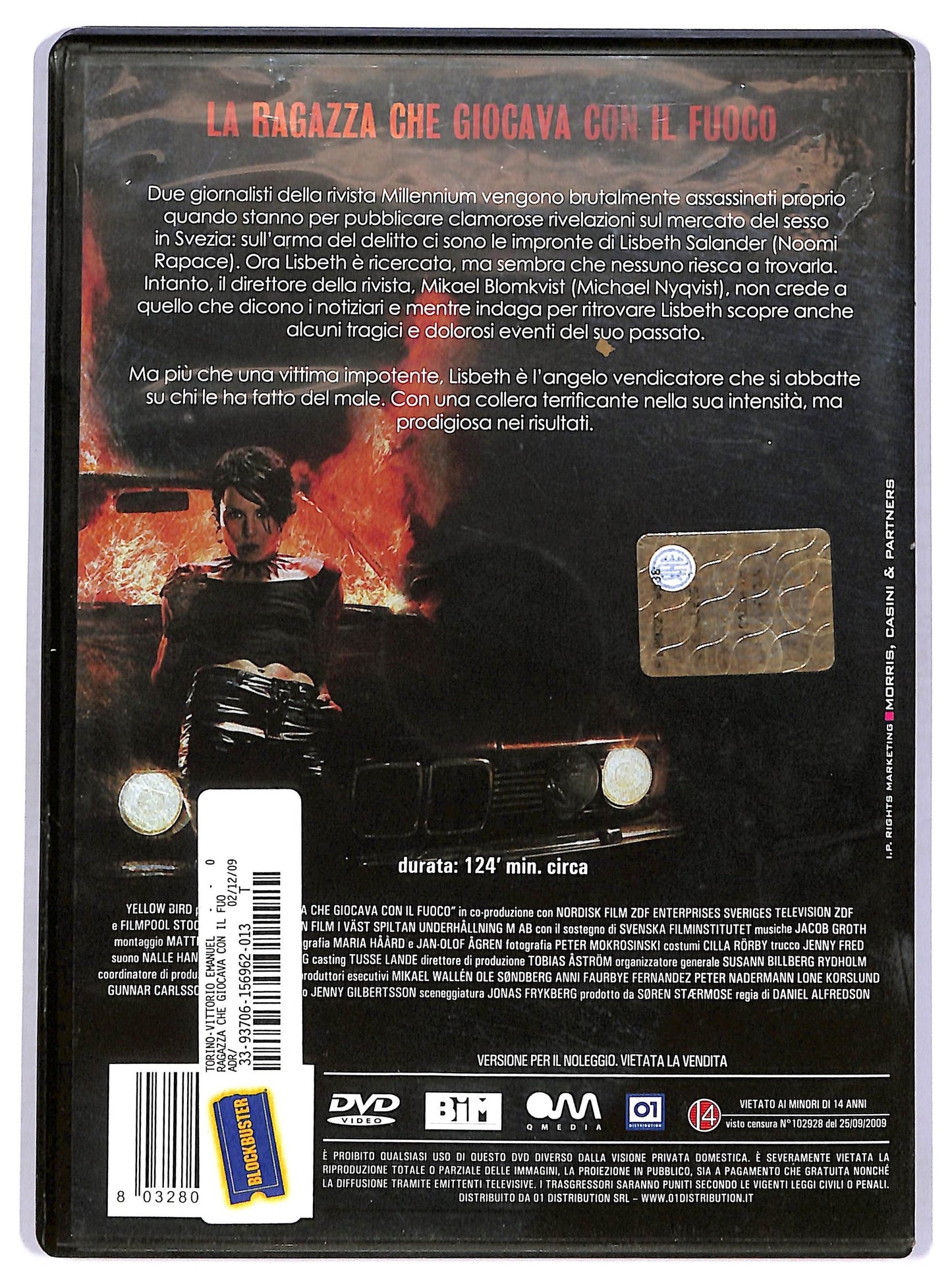 EBOND La ragazza che giocava con il fuoco (film) Noleggio DVD D760328
