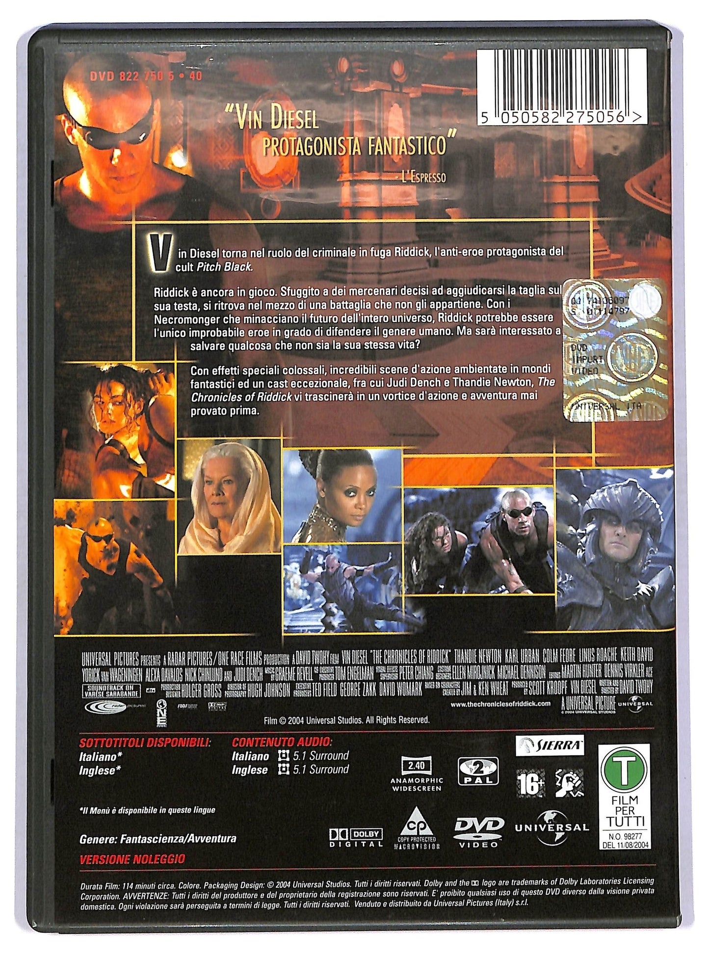 EBOND Riddick  EDITORIALE DVD D760336