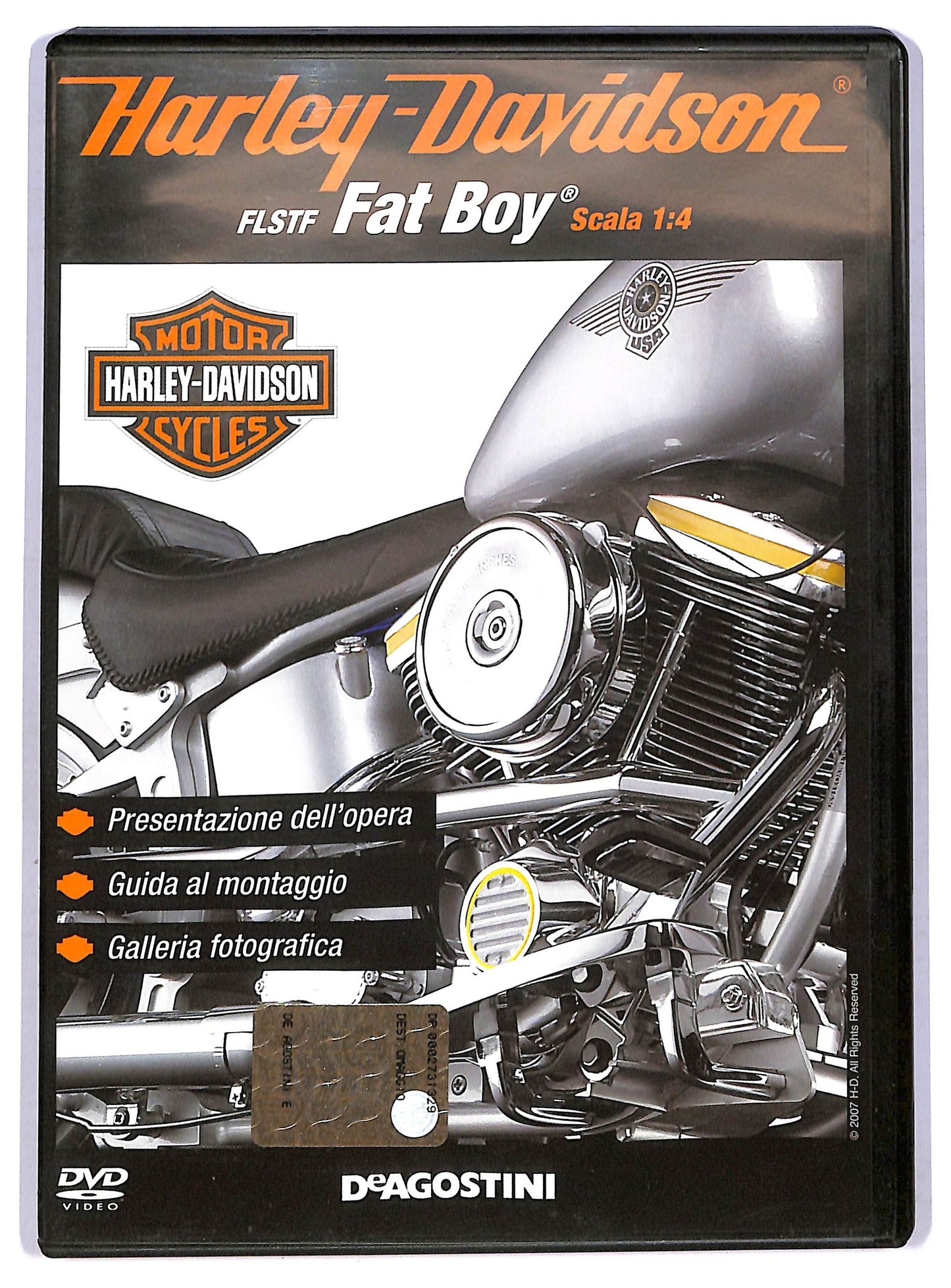EBOND Harley Davidson Flstf Fat Boy scala 1:4 EDITORIALE DVD D760346