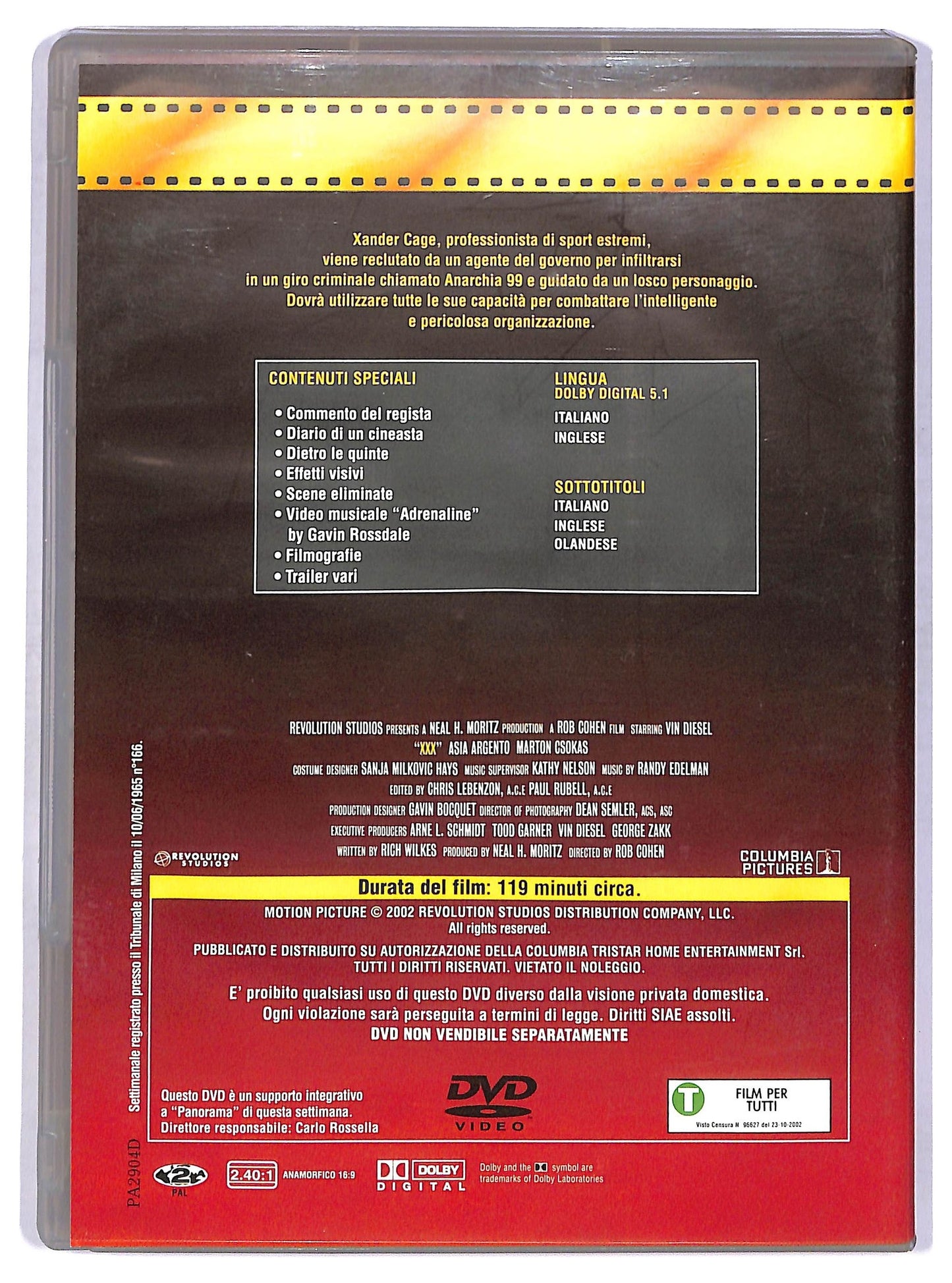 EBOND XXX EDITORIALE DVD D760352
