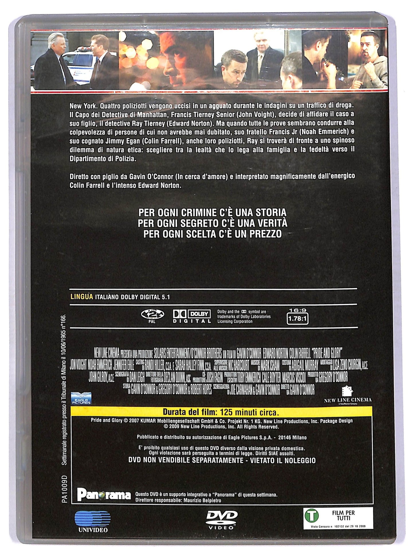 EBOND Pride And Glory Il Prezzo Dell'onore  DVD Editoriale D760359