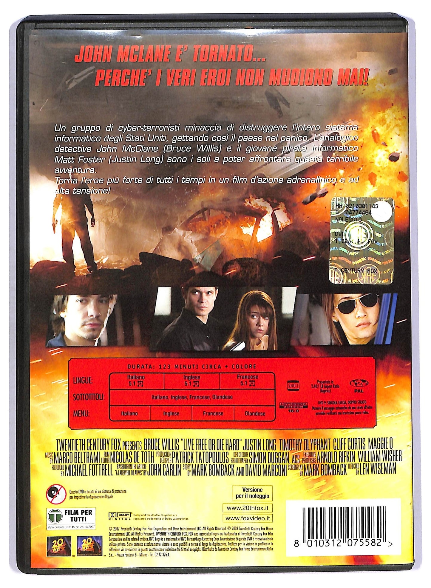 EBOND Die Hard-Vivere o morire DVD D760365
