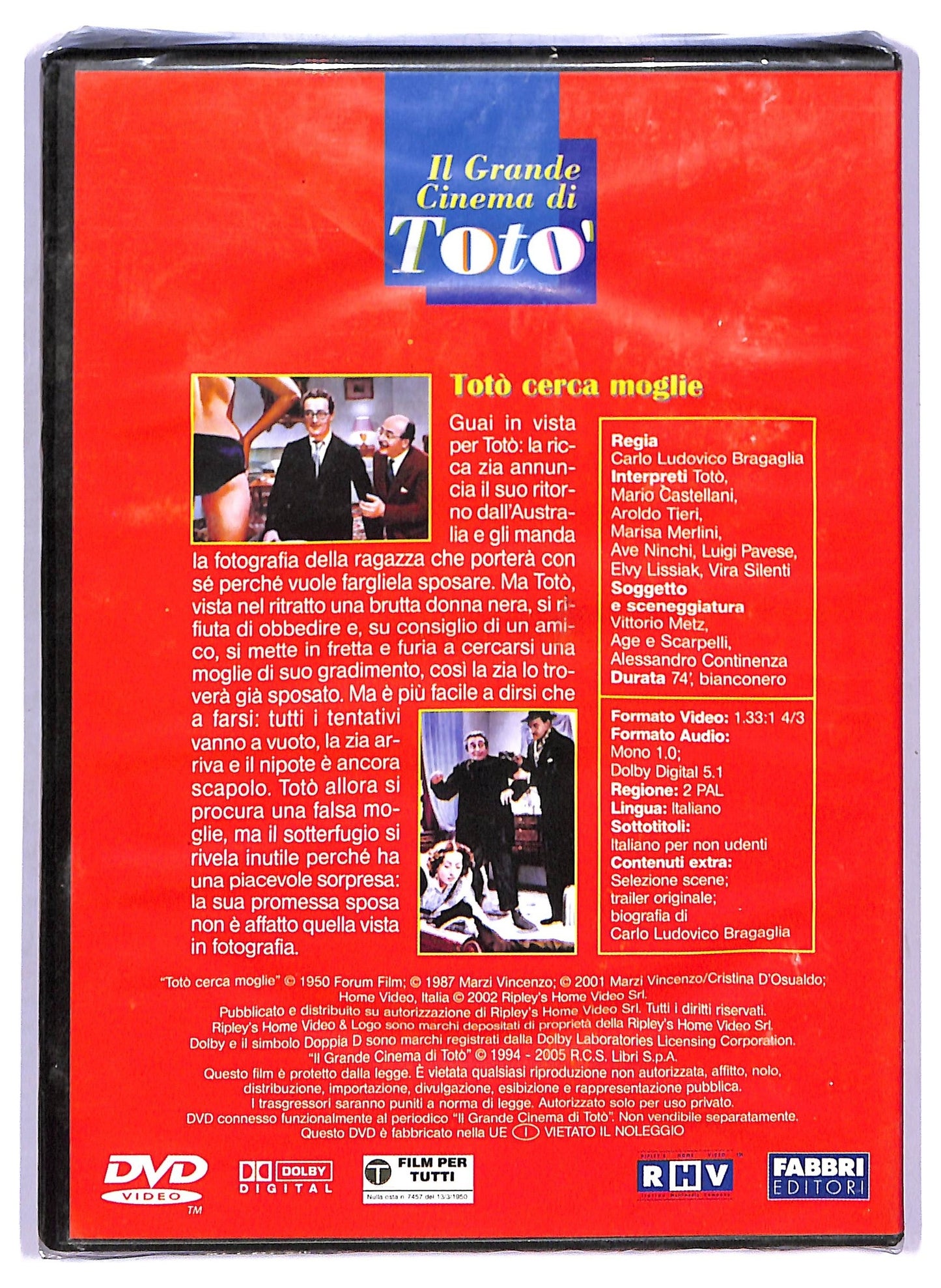 EBOND Toto cerca moglie -  EDITORIALE  DVD D760426