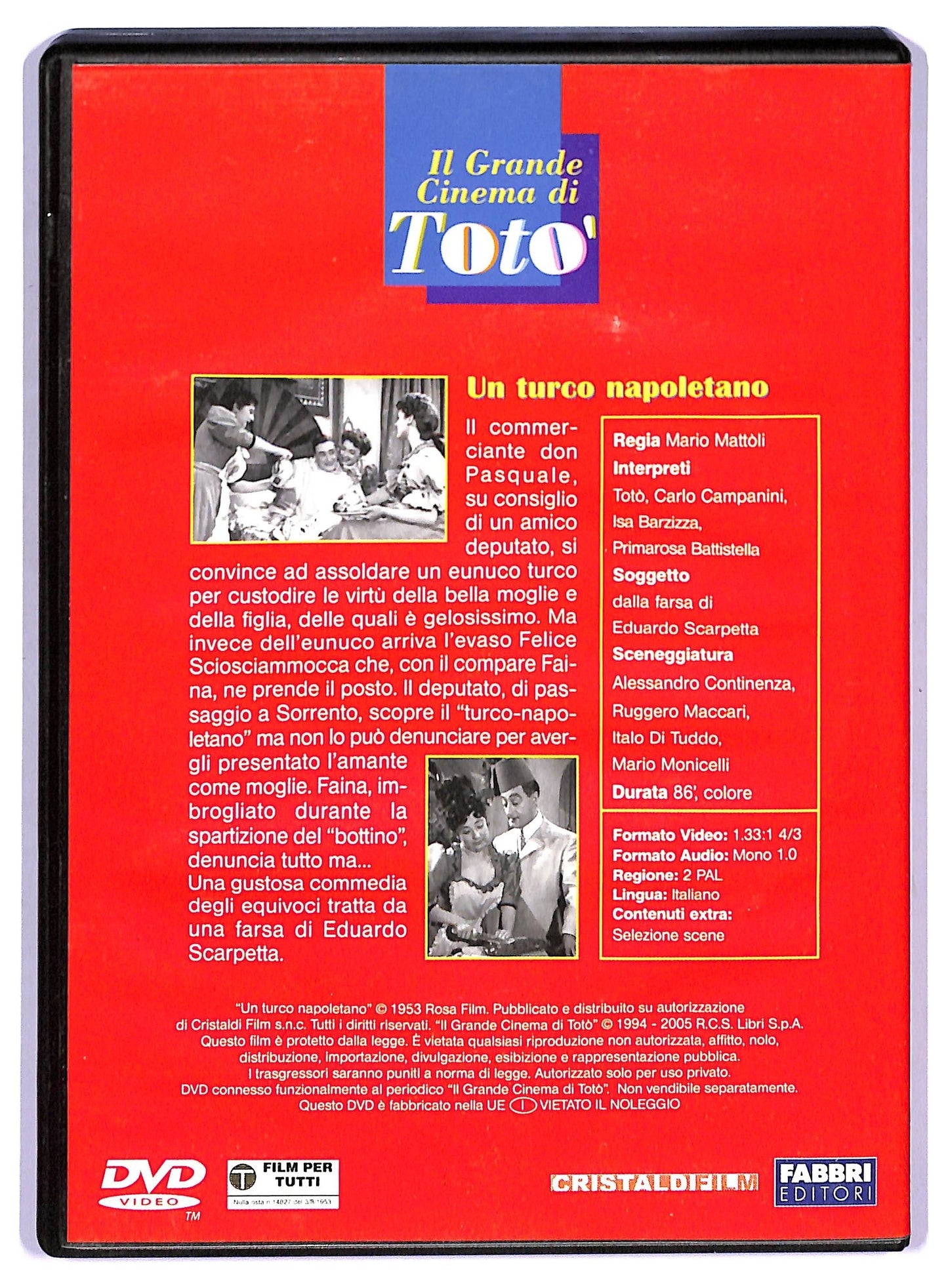 EBOND Un turco napoletano EDITORIALE DVD D760428