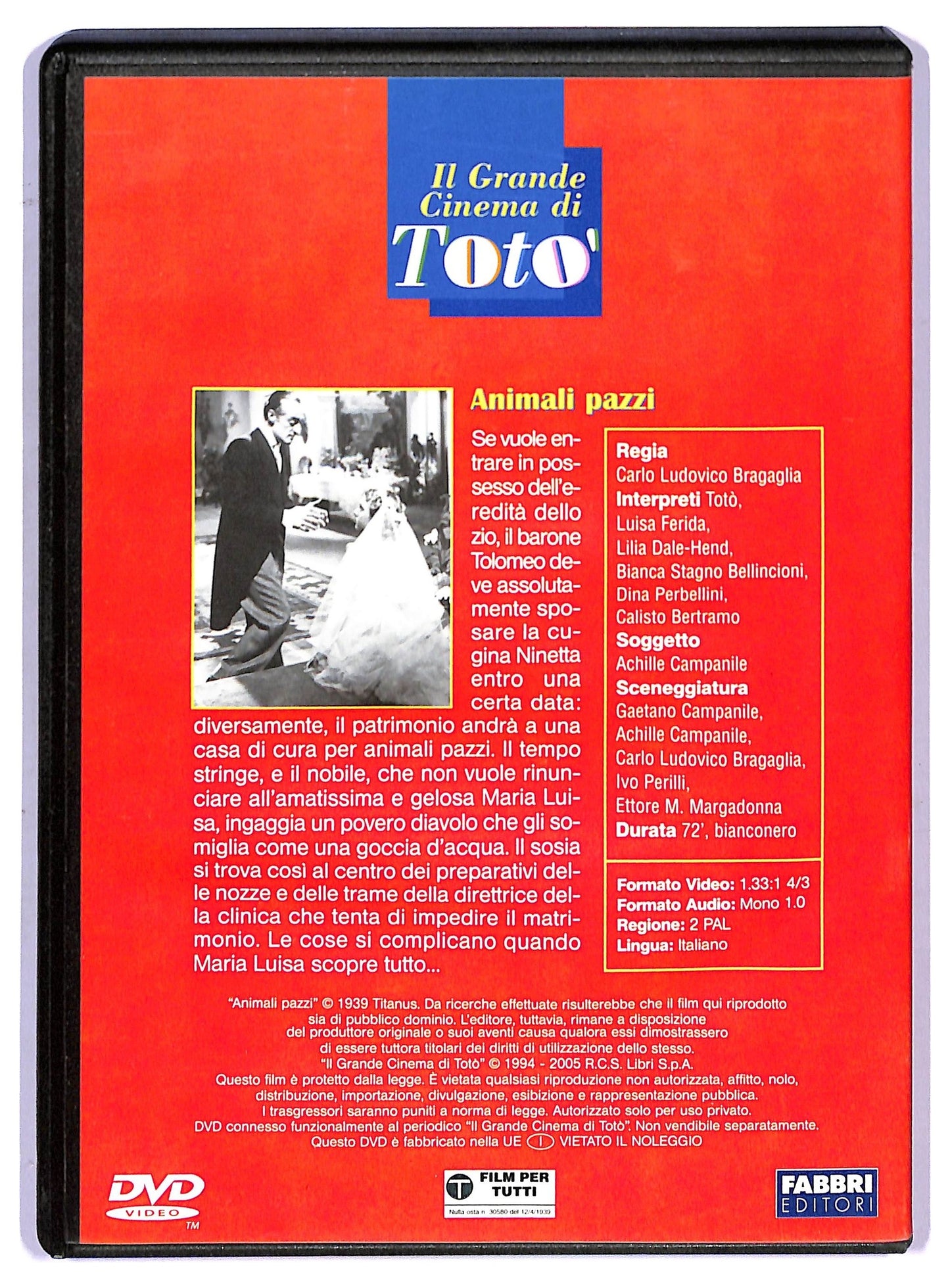 EBOND Animali pazzi  EDITORIALE DVD D760433