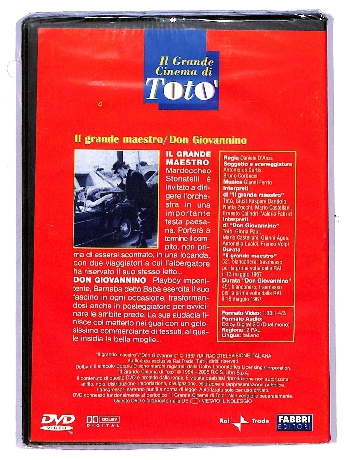 EBOND il grande maestro - don giovannino  EDITORIALE DVD D760505