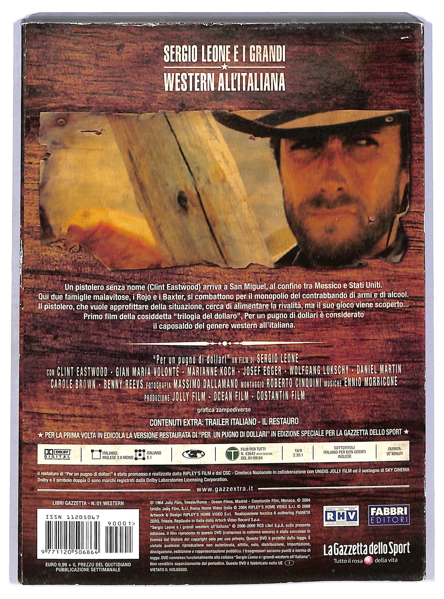 EBOND Per Un Pugno Di Dollari Slipcase EDITORIALE DVD D760755