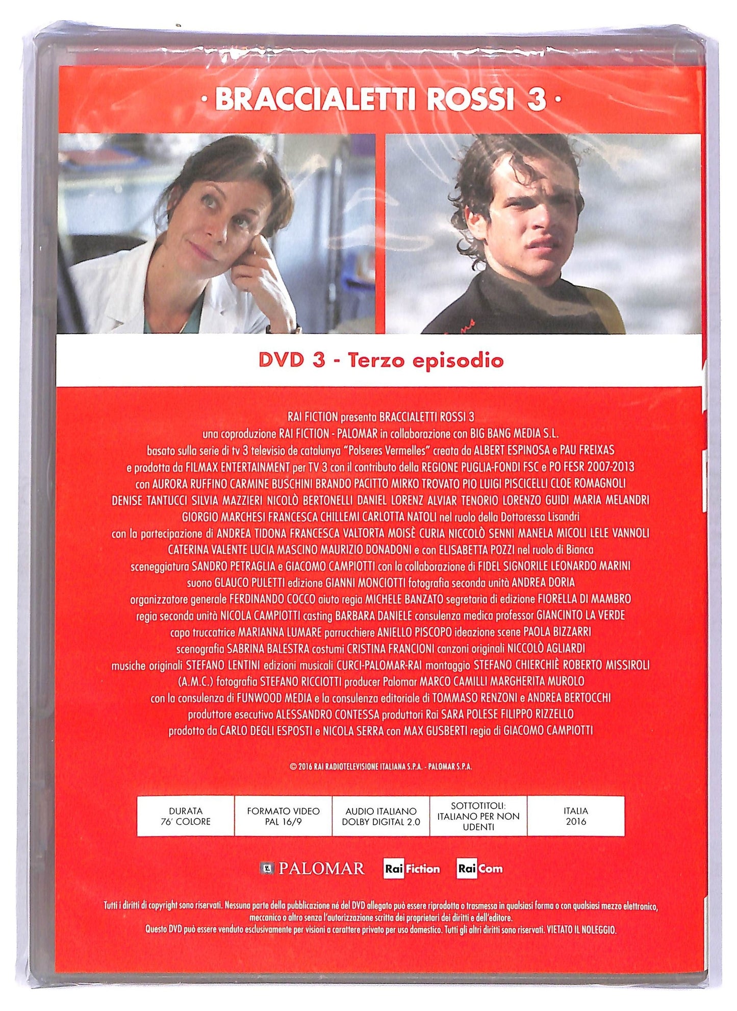 EBOND Braccialetti Rossi 3 3 Terzo Episodio EDITORIALE DVD D760804