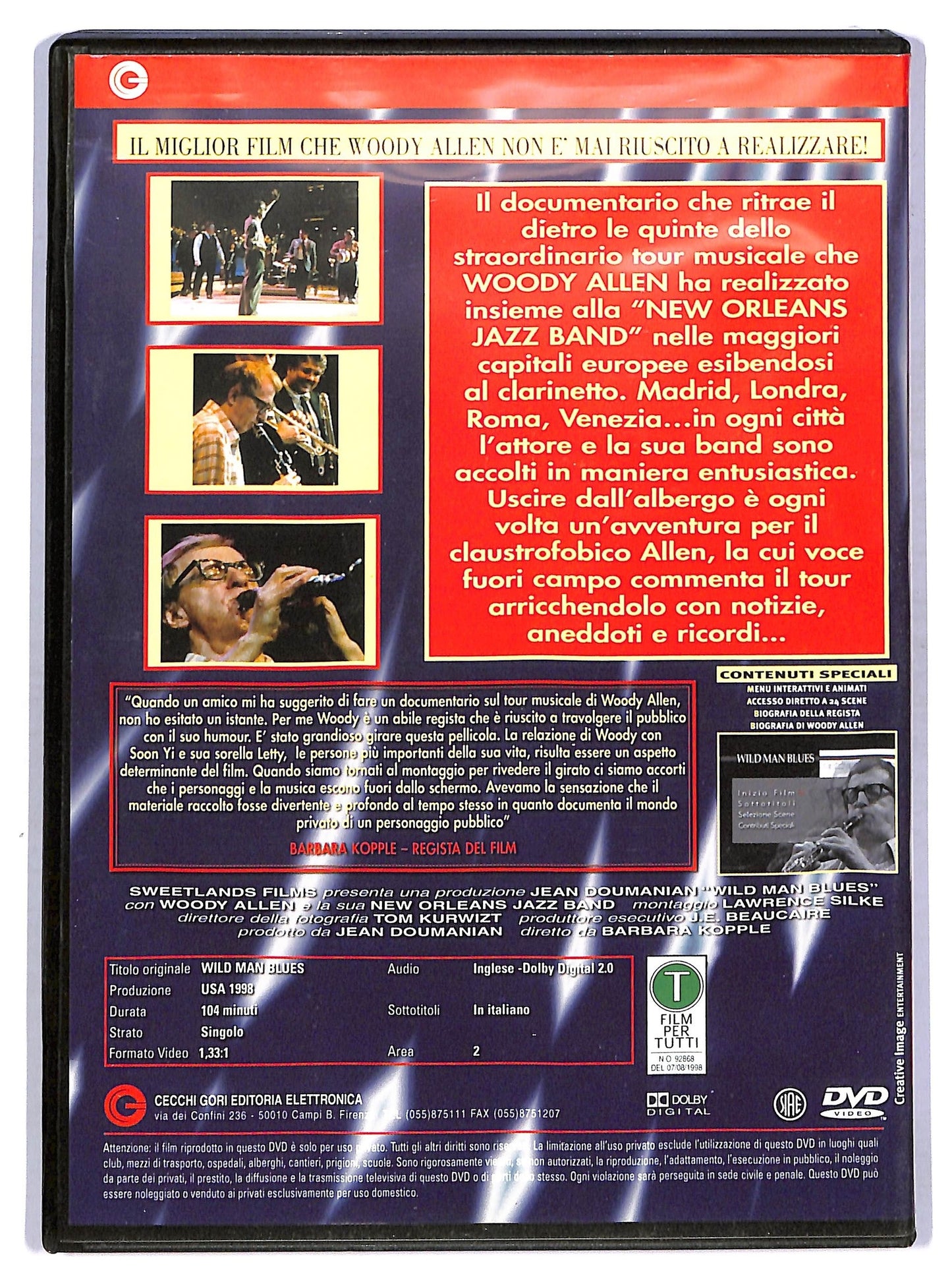 EBOND Wild Man Blues EDITORIALE DVD D760843
