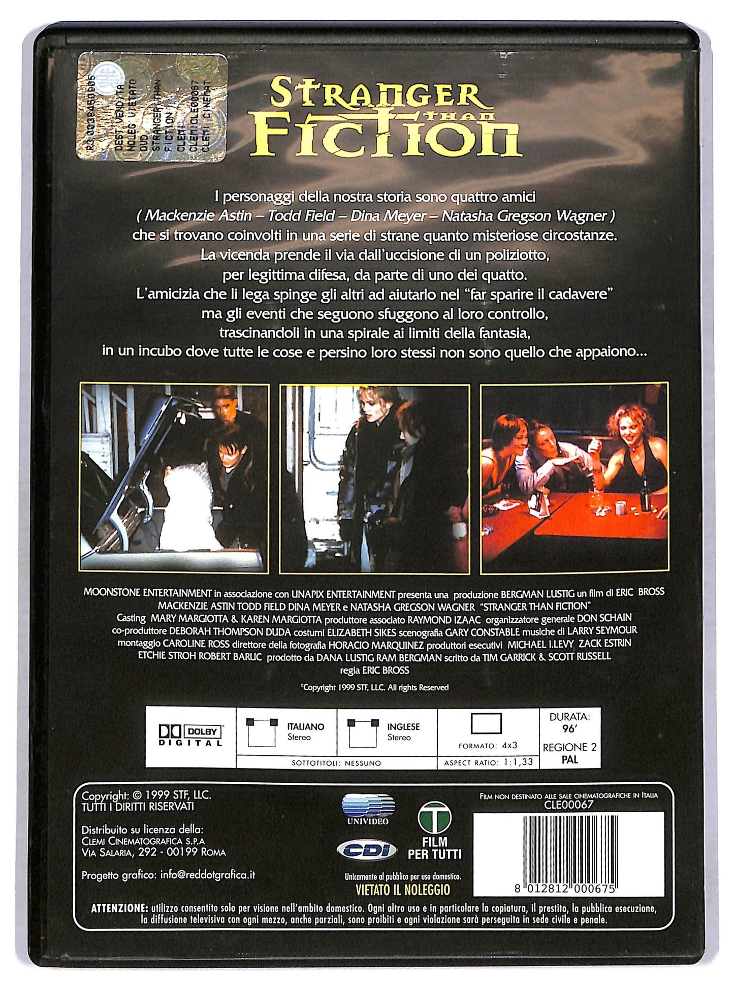 EBOND Stranger Than Fiction DVD D761038