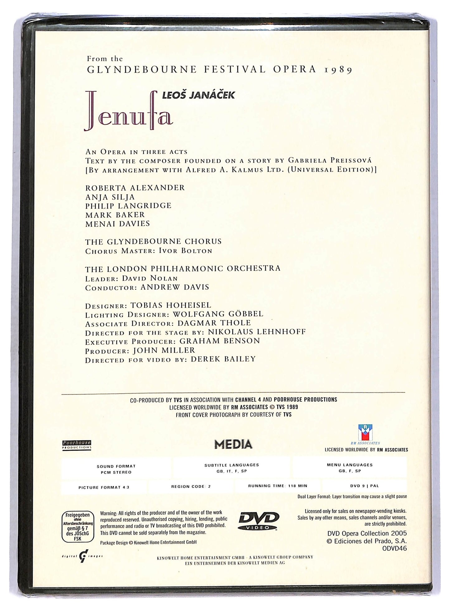EBOND Jenufa - dvd opera collection 40 EDITORIALE DVD D761207
