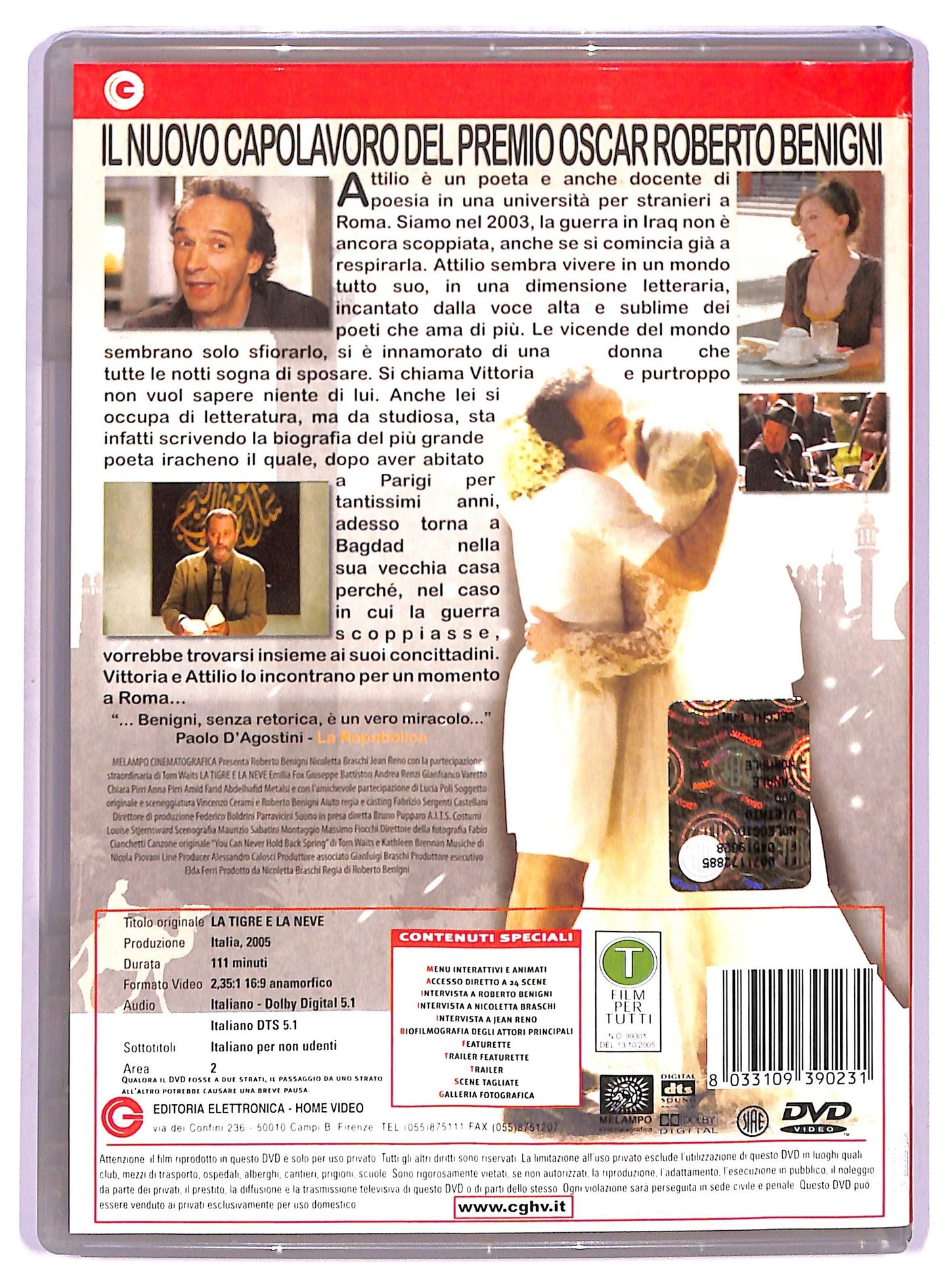 EBOND La tigre e la neve DVD D761521