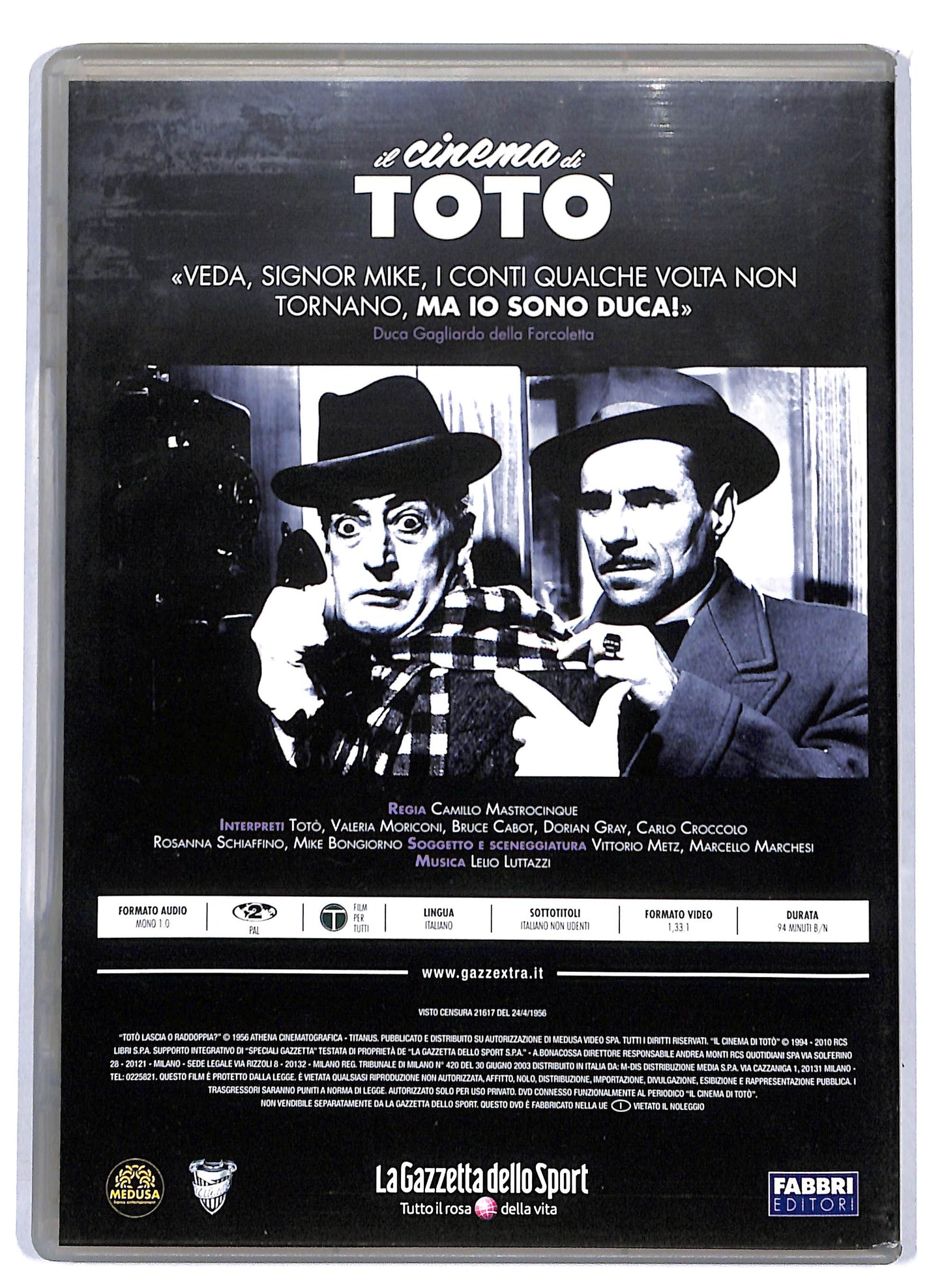 EBOND Toto lascia o raddoppia? EDITORIALE DVD D761603