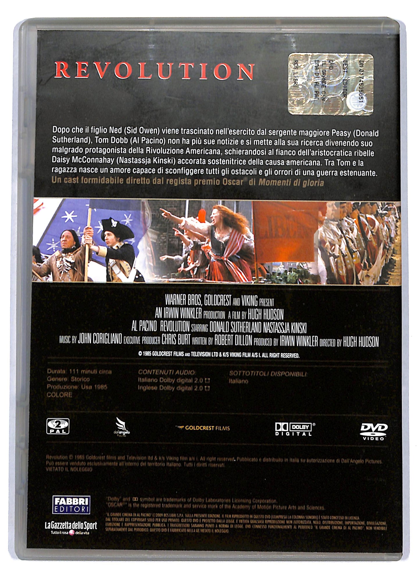 EBOND AL Pacino - Revolution EDITORIALE DVD D761637